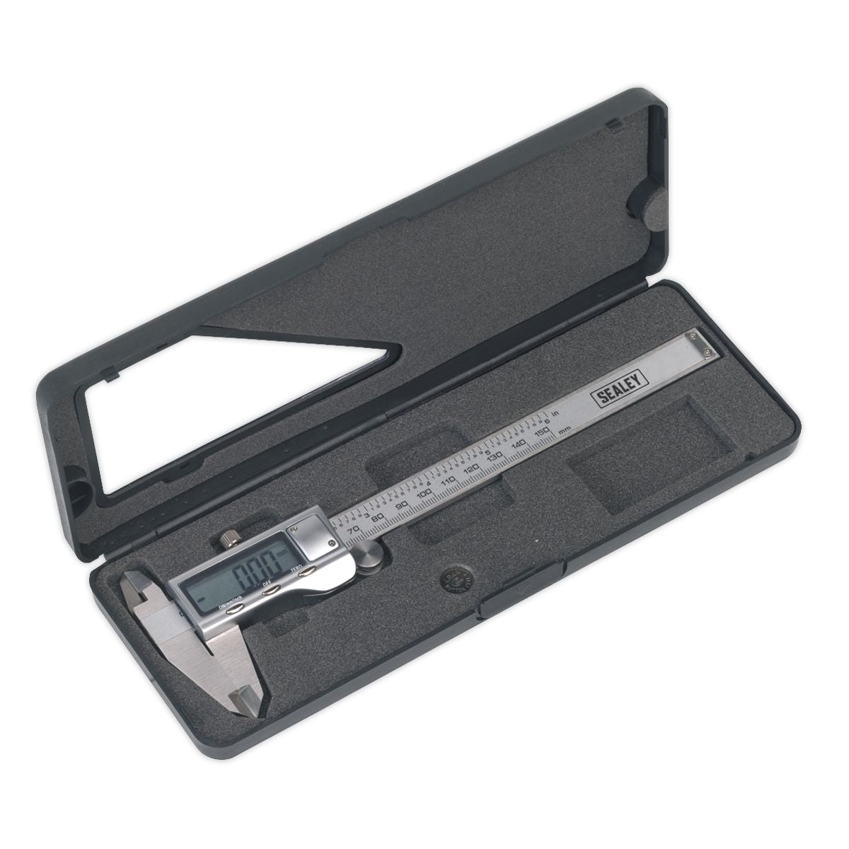 Sealey Premier Stainless Steel Digital Vernier Caliper 0-150mm(0-6") - Image 3