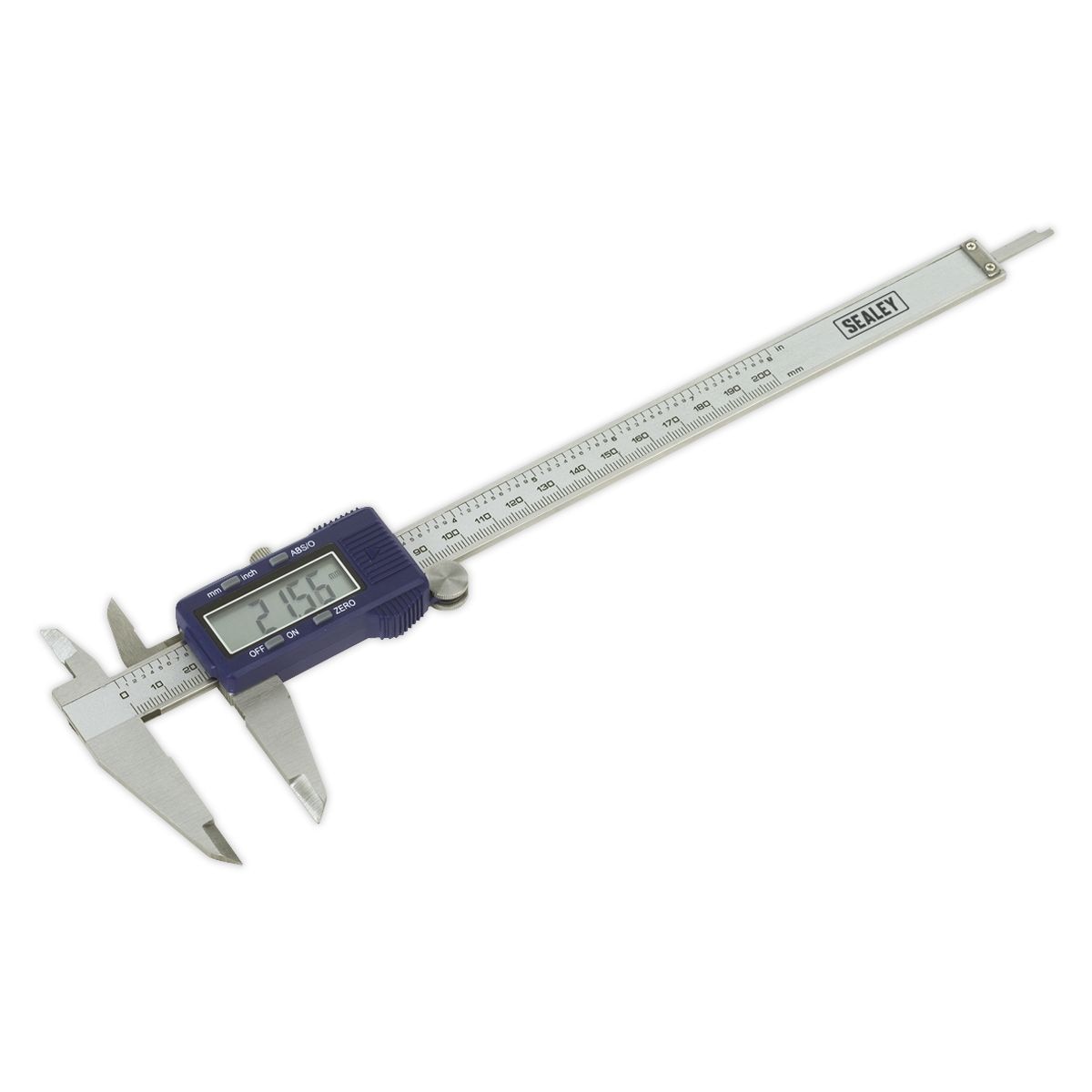 Sealey Digital Vernier Caliper 0-200mm(0-8") - Image 1