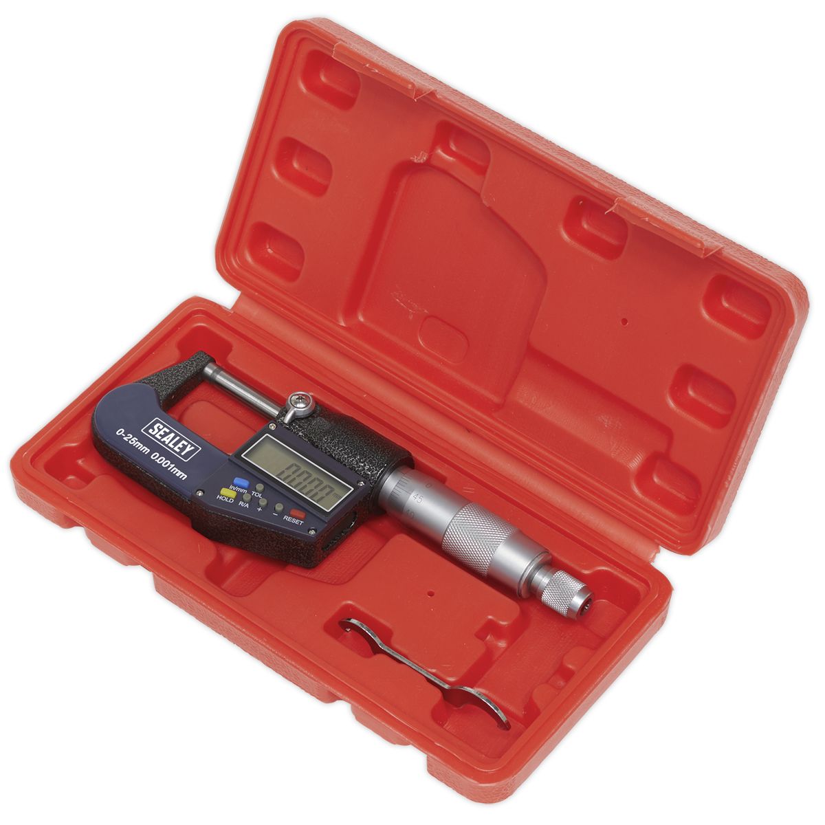 Sealey Digital External Micrometer 0-25mm(0-1") - Image 5