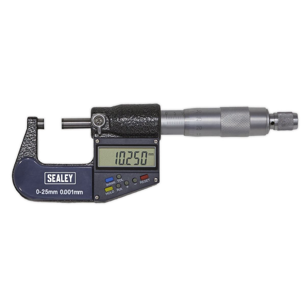 Sealey Digital External Micrometer 0-25mm(0-1") - Image 8