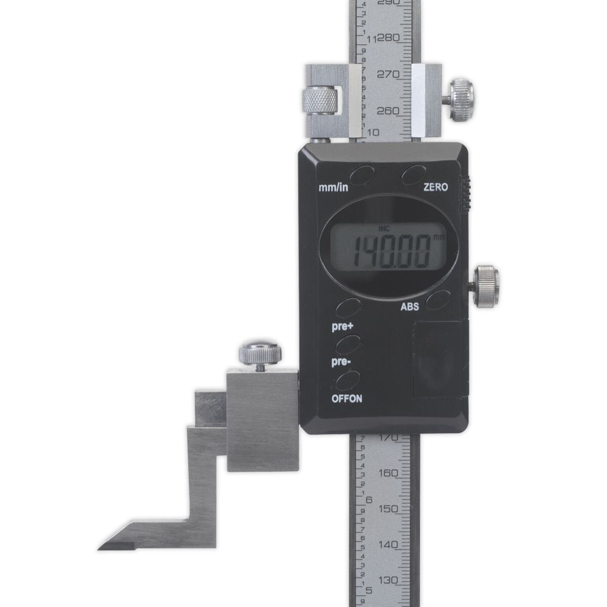 Sealey Digital Height Gauge 0-300mm(0-12") - Image 2