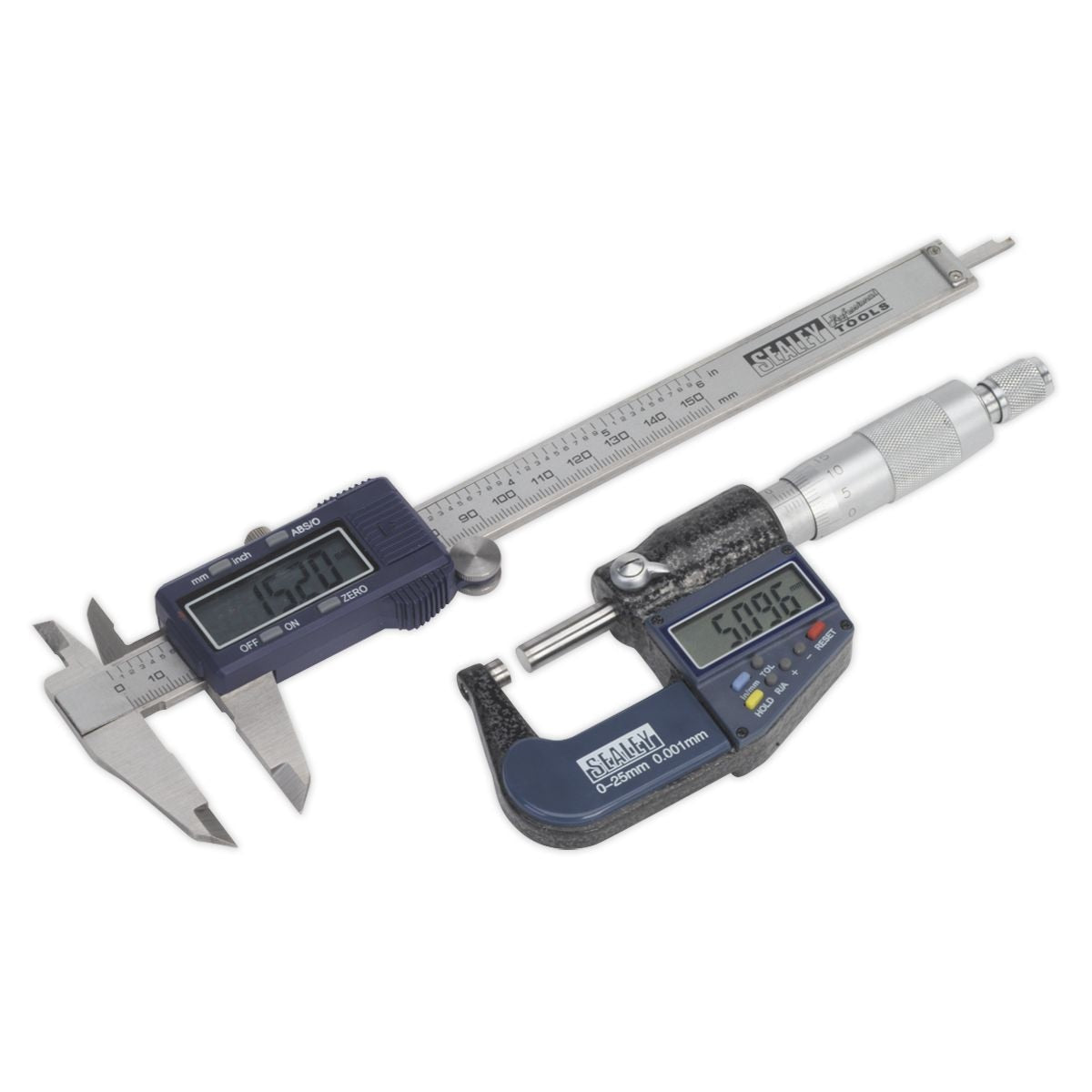Sealey Digital Measuring Set 2pc - Image 1