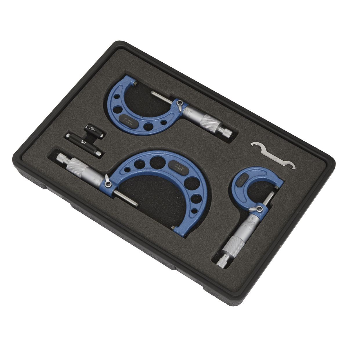 Sealey Metric Micrometer Set 3pc - Image 6