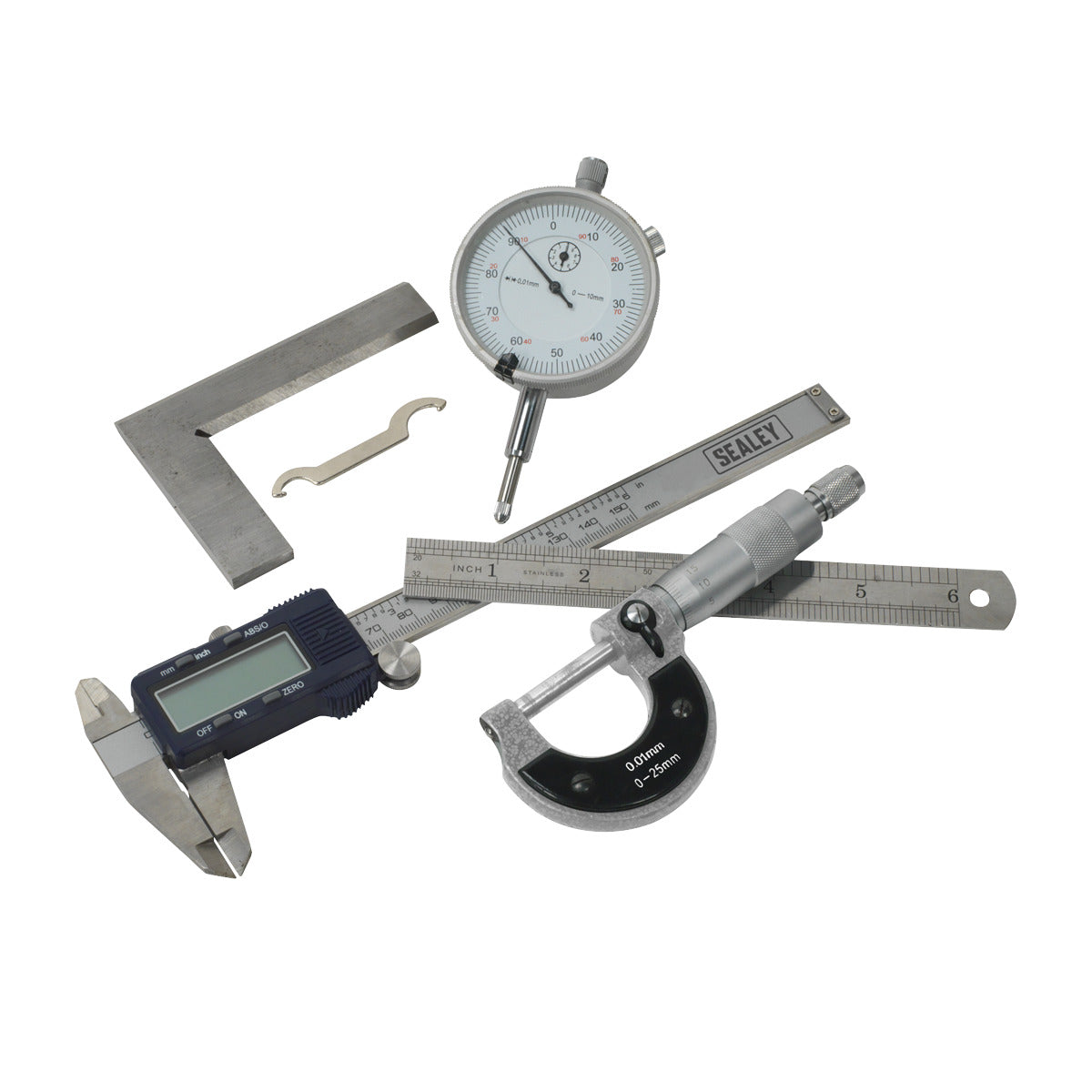 Sealey Measuring Tool Set 5pc AK96SET
