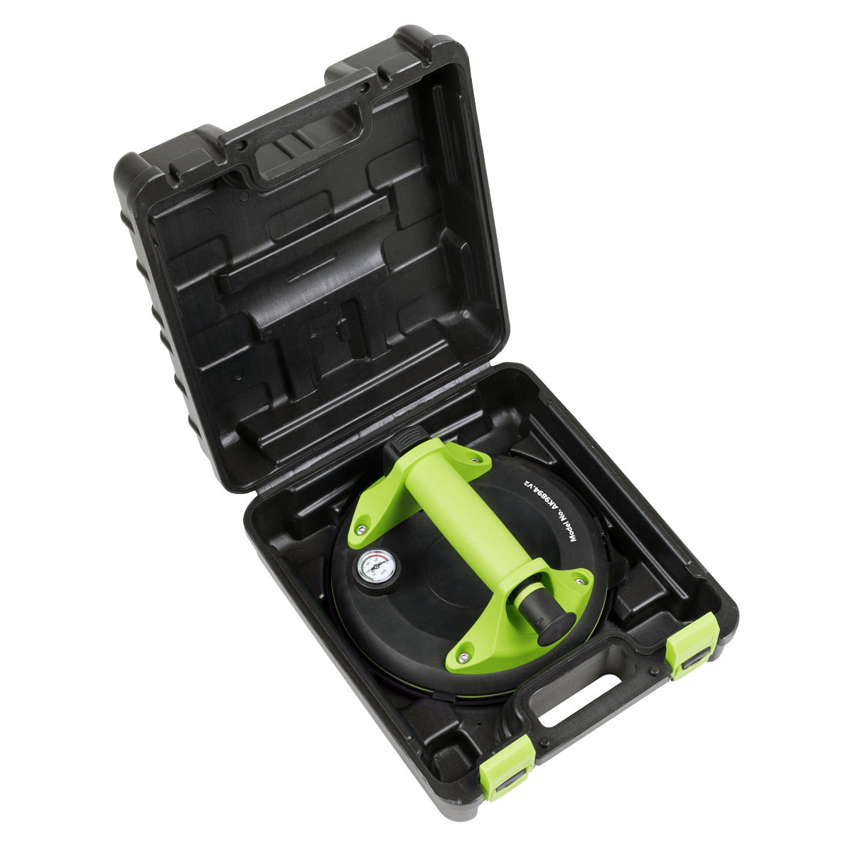 Sealey Heavy Lift Suction Cup with Vacuum Grip Pressure Gauge AK9894