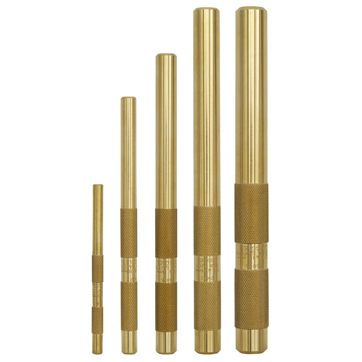 Sealey Brass Punch Set 5pc - Image 7