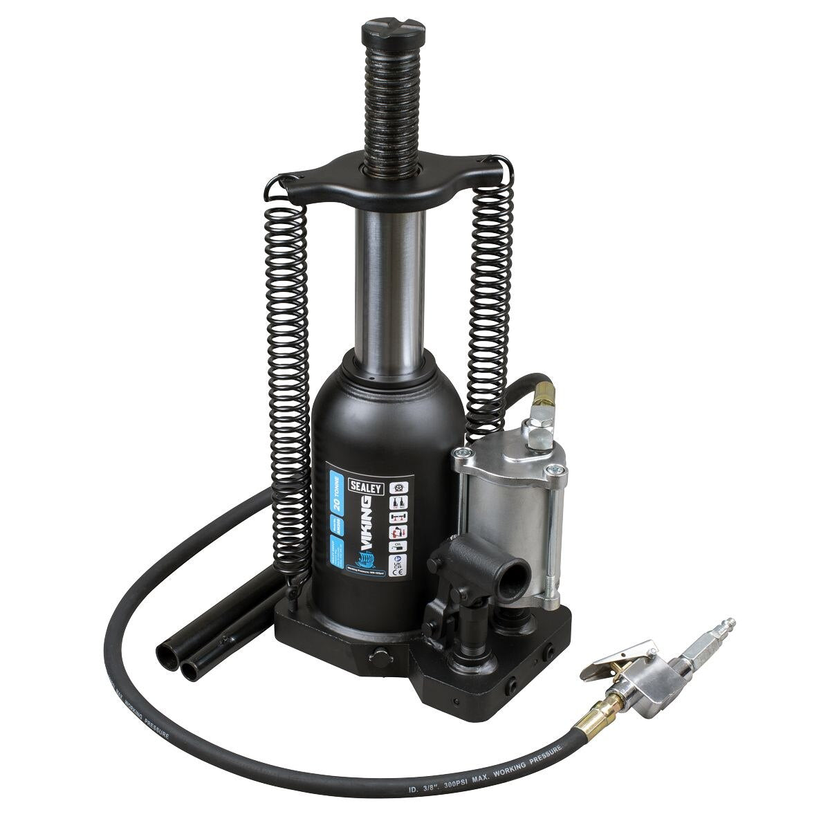 Sealey Viking Manual/Air Hydraulic Bottle Jack 20 Tonne - Image 3