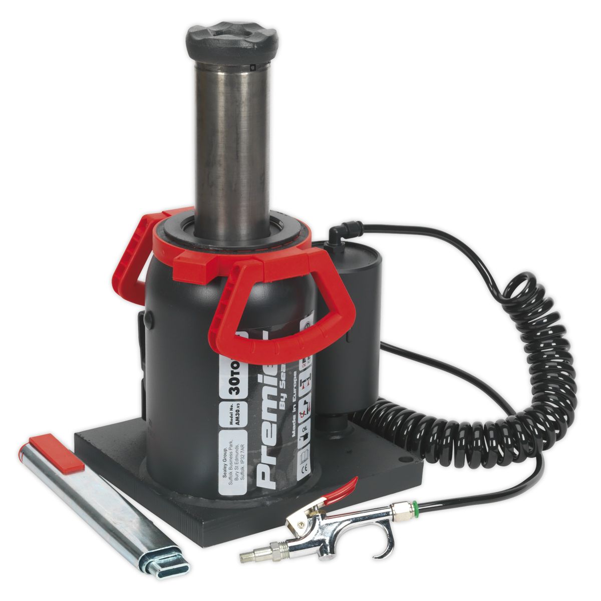 Sealey Premier Manual/Air Hydraulic Bottle Jack 30 Tonne - Image 6