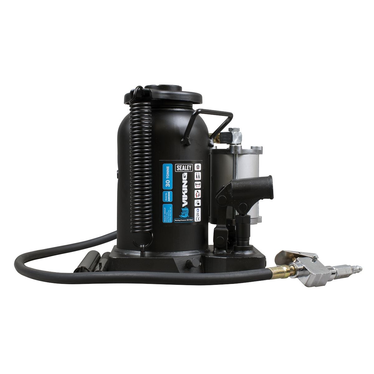 Sealey Viking Manual/Air Hydraulic Bottle Jack 30 Tonne - Image 4