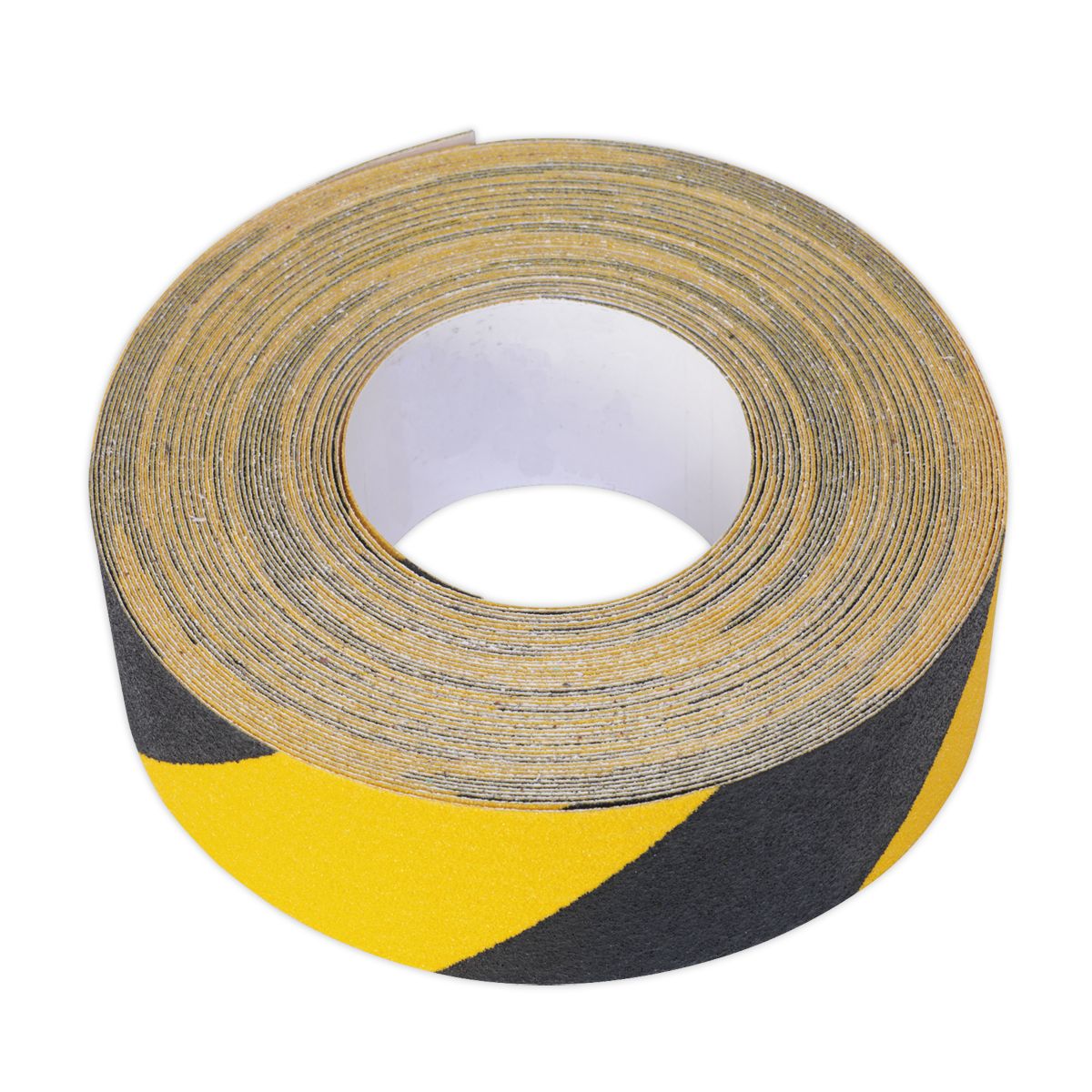Sealey Self-Adhesive Anti-Slip Tape 50mm x 18m - Black & Yellow - Image 3