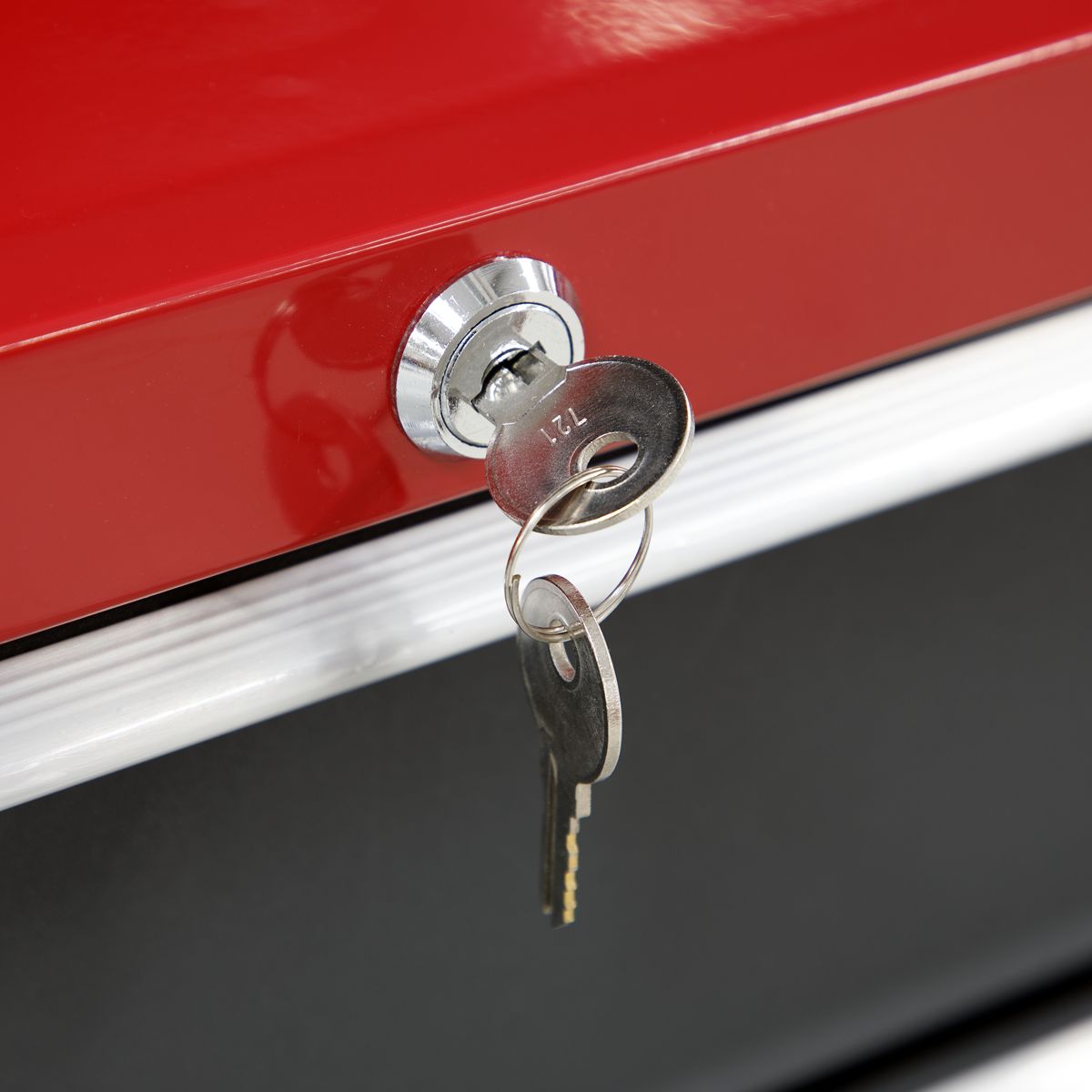 Sealey American PRO Rollcab 5 Drawer - Red/Grey - Image 10