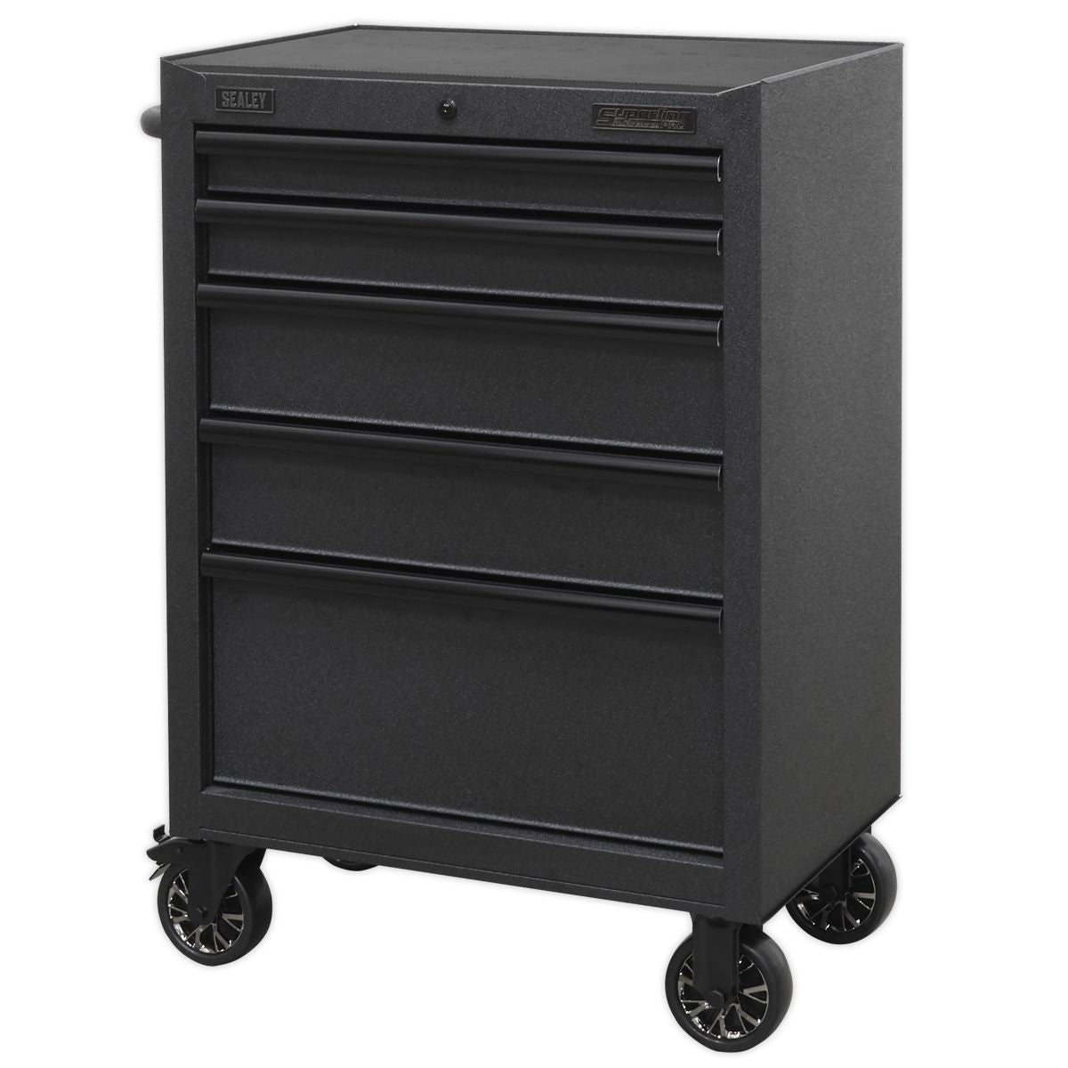 Sealey Superline PRO Black Edition Rollcab with 5 Soft Close Drawers 680mm - Image 2