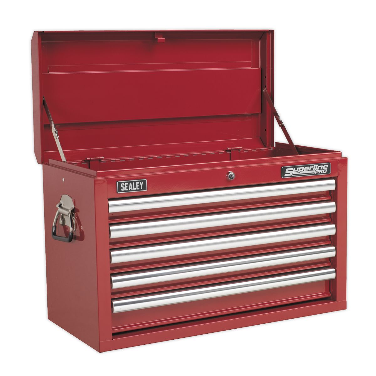 Sealey Superline PRO Topchest 5 Drawer - Red - Image 1