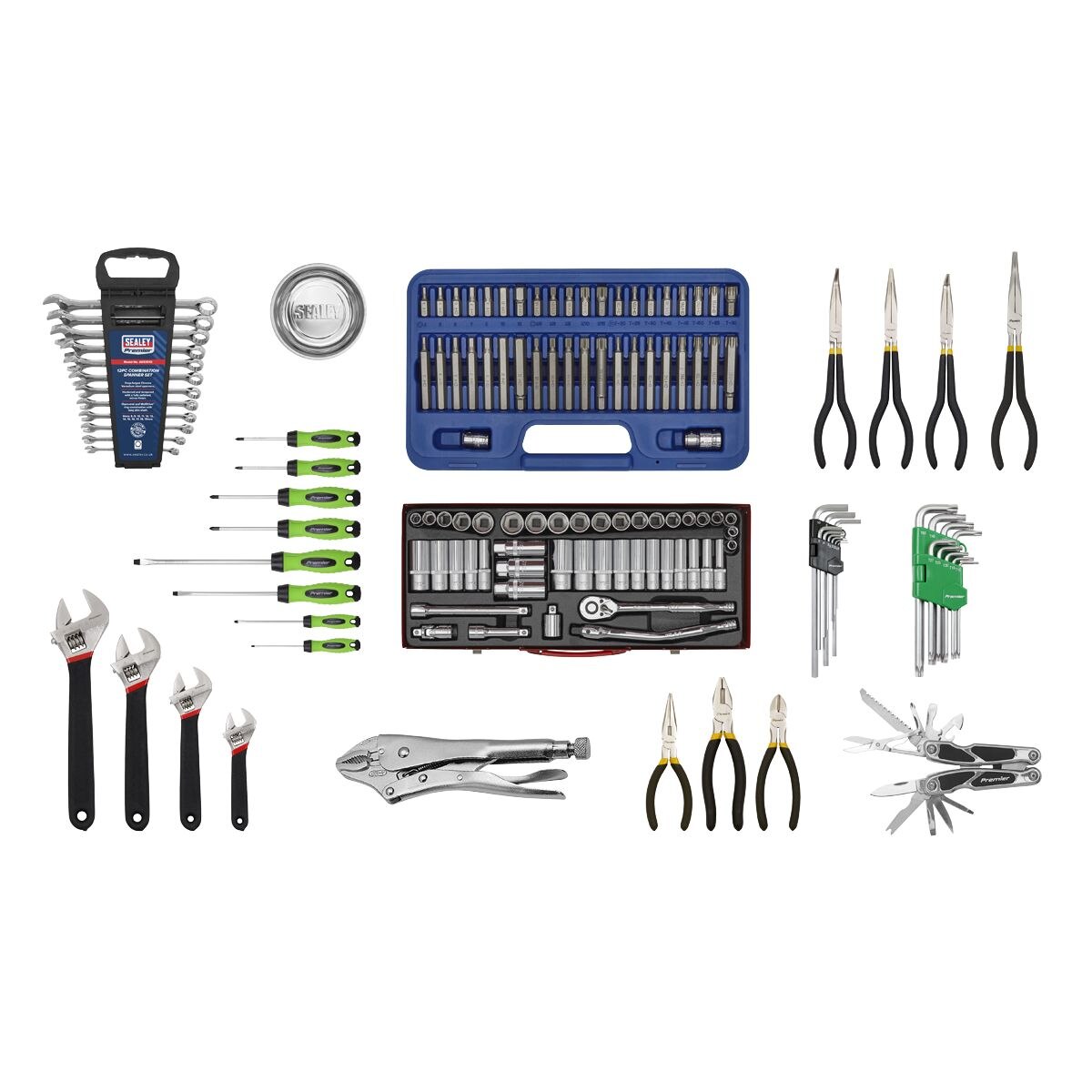 Sealey Superline PRO Topchest 5 Drawer with 139pc Tool Kit - Red - Image 8