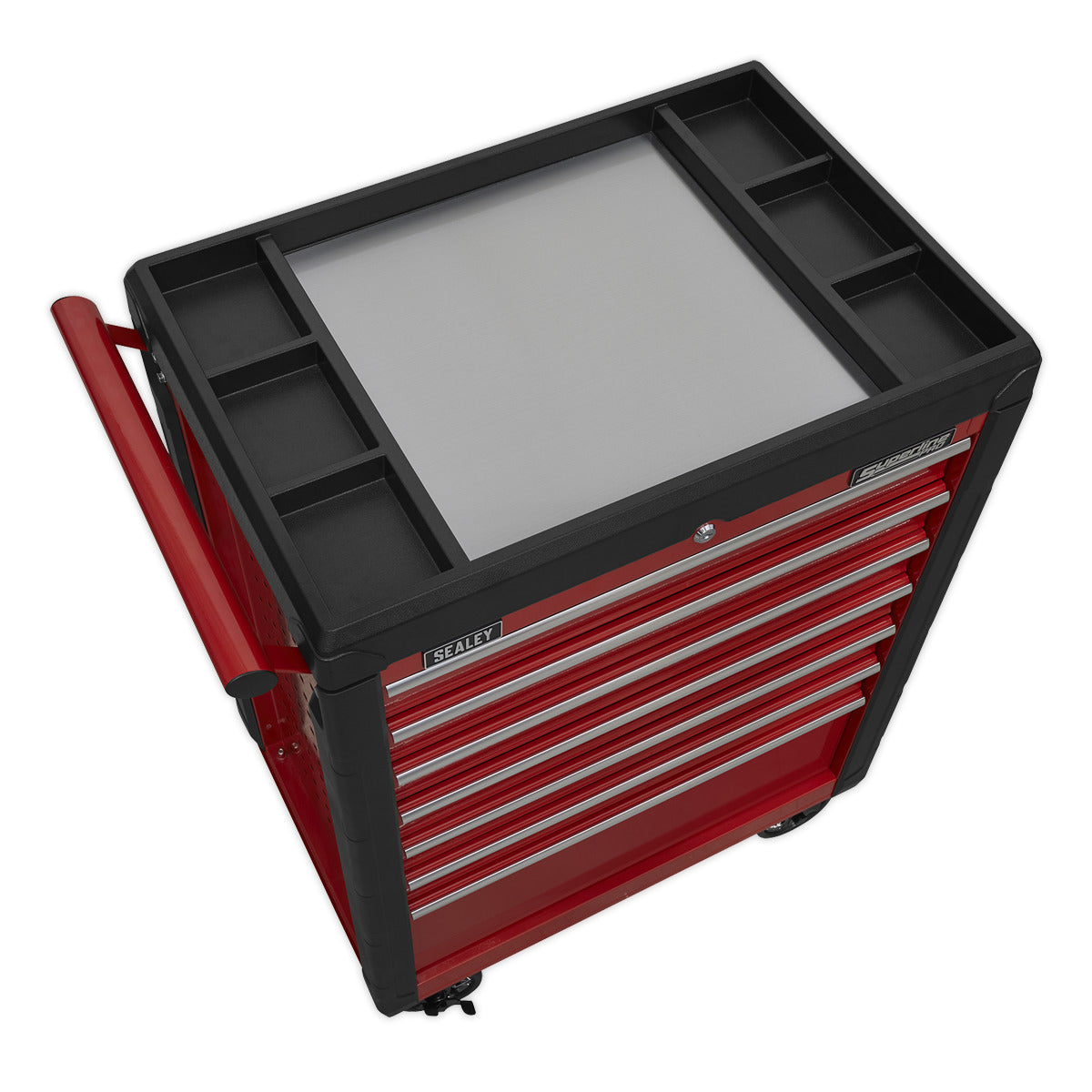 Superline PRO Rollcab 7 Drawer - Red AP3407