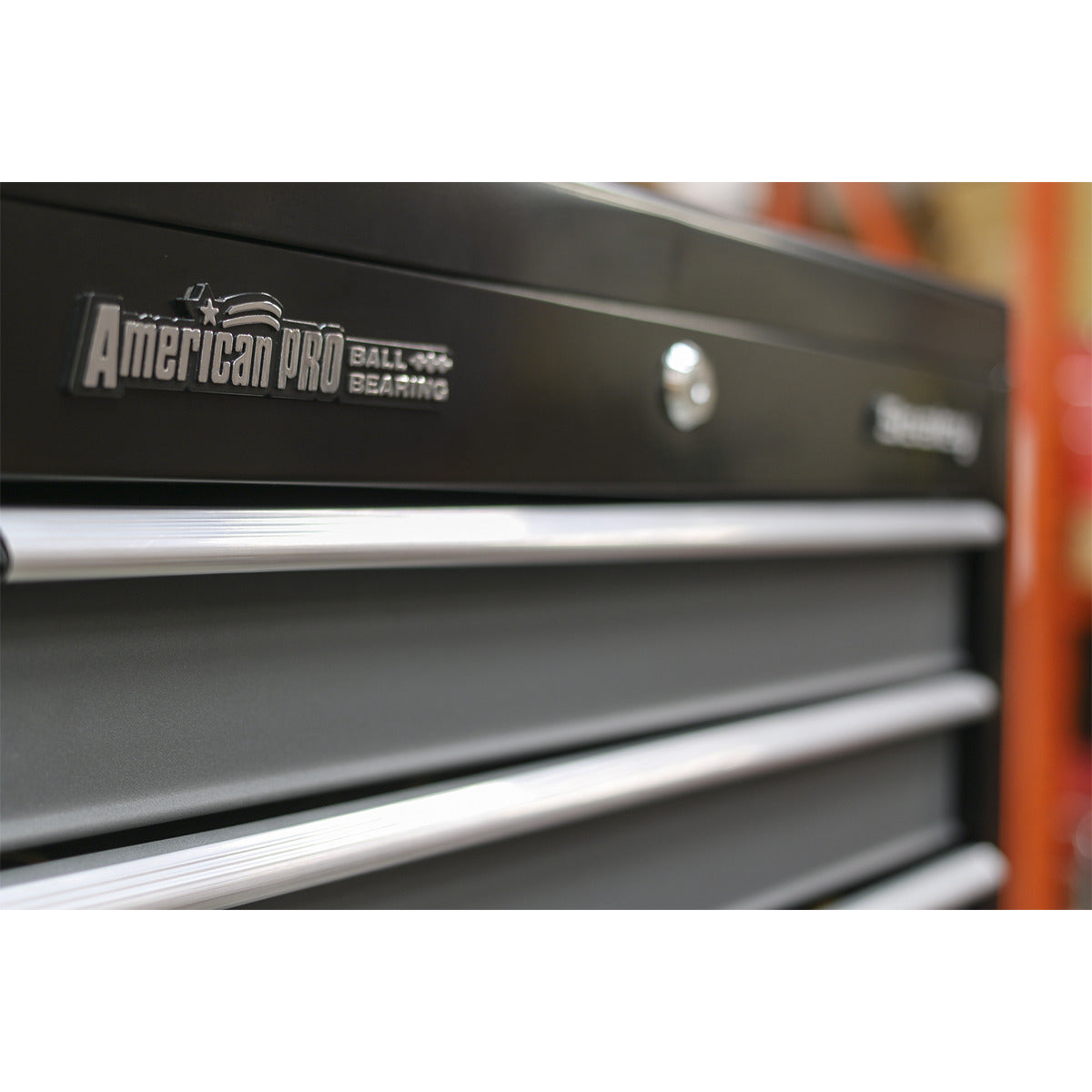 American PRO Tool Chest Combination 16 Drawer - Black/Grey AP35STACK