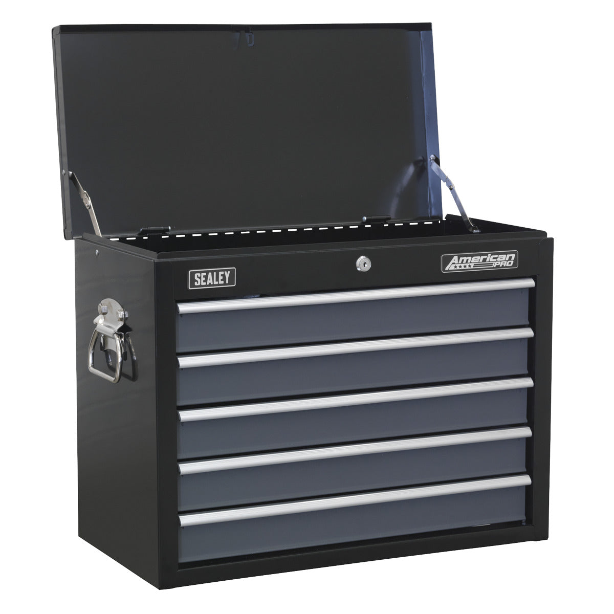 American PRO Tool Chest Combination 16 Drawer - Black/Grey AP35STACK