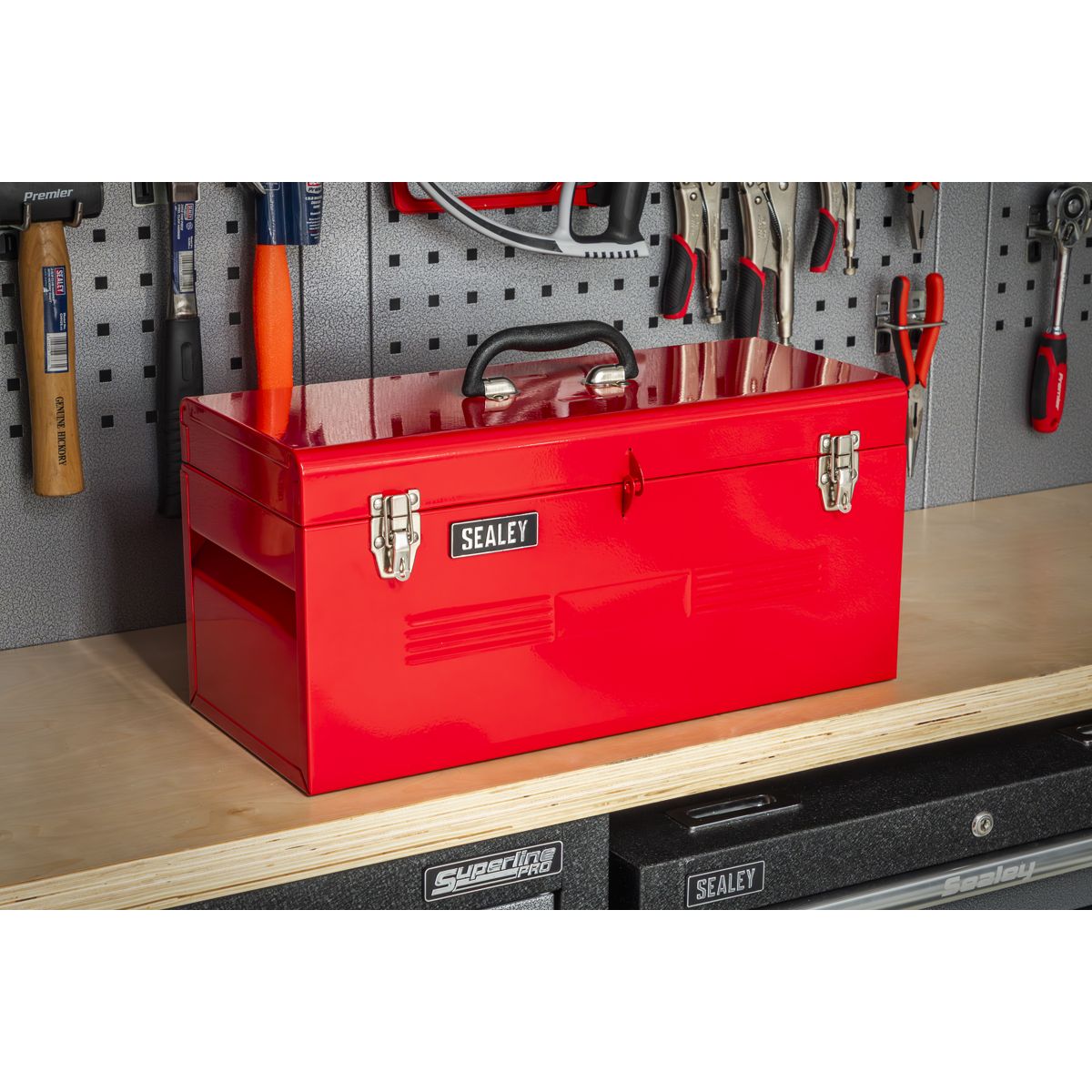 Sealey Toolbox with Tote Tray 510mm - Image 3