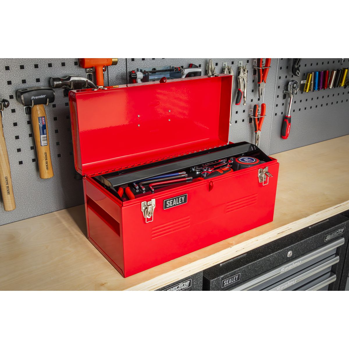 Sealey Toolbox with Tote Tray 510mm - Image 4
