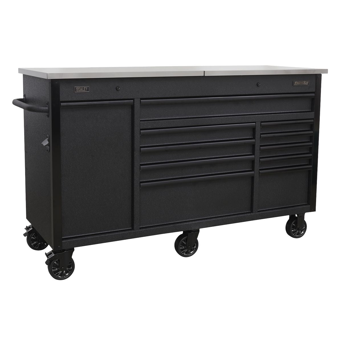 Sealey Superline PRO Mobile Tool Cabinet with Power Tool Charging Drawer 1600mm - Image 1
