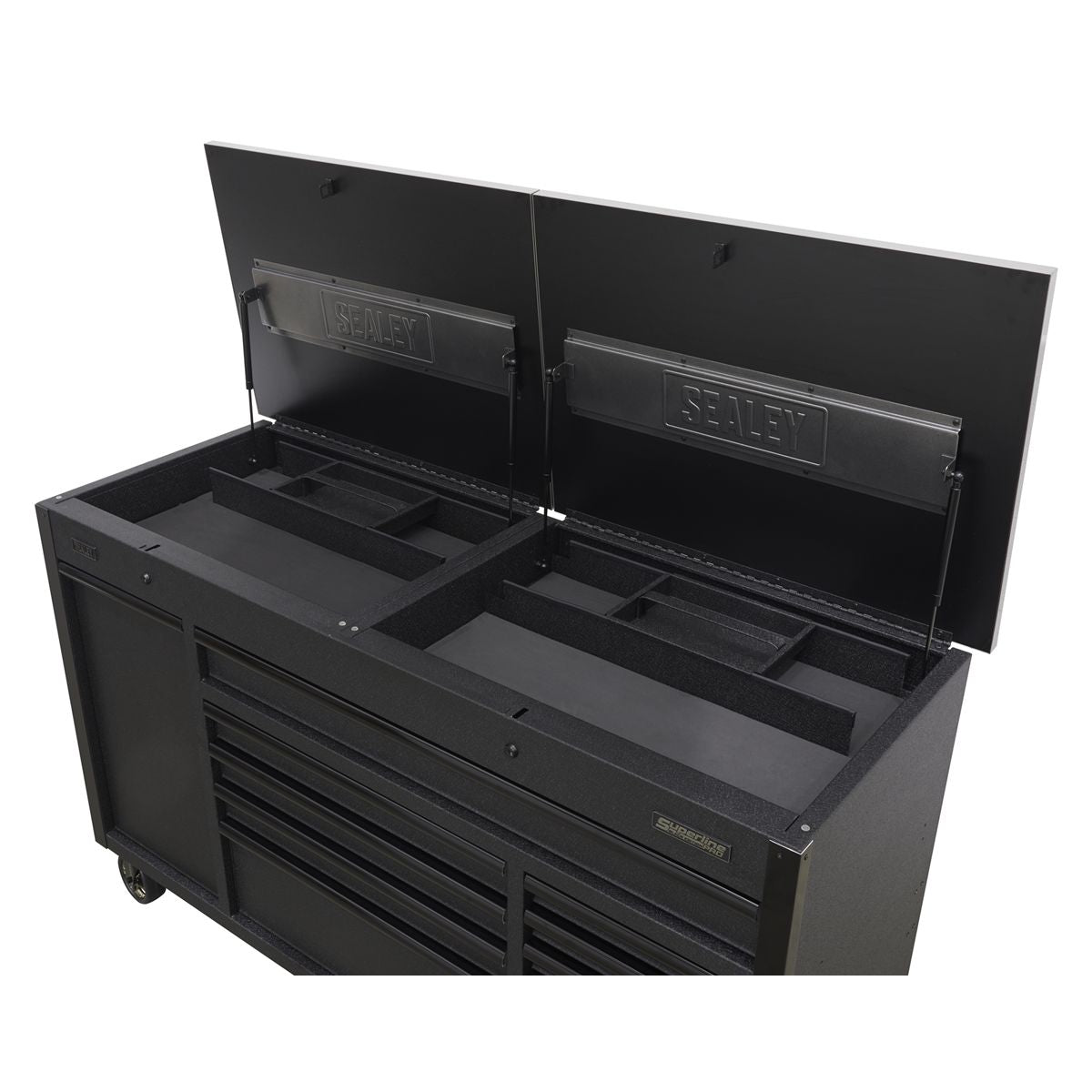 Sealey Superline PRO Mobile Tool Cabinet with Power Tool Charging Drawer 1600mm - Image 3