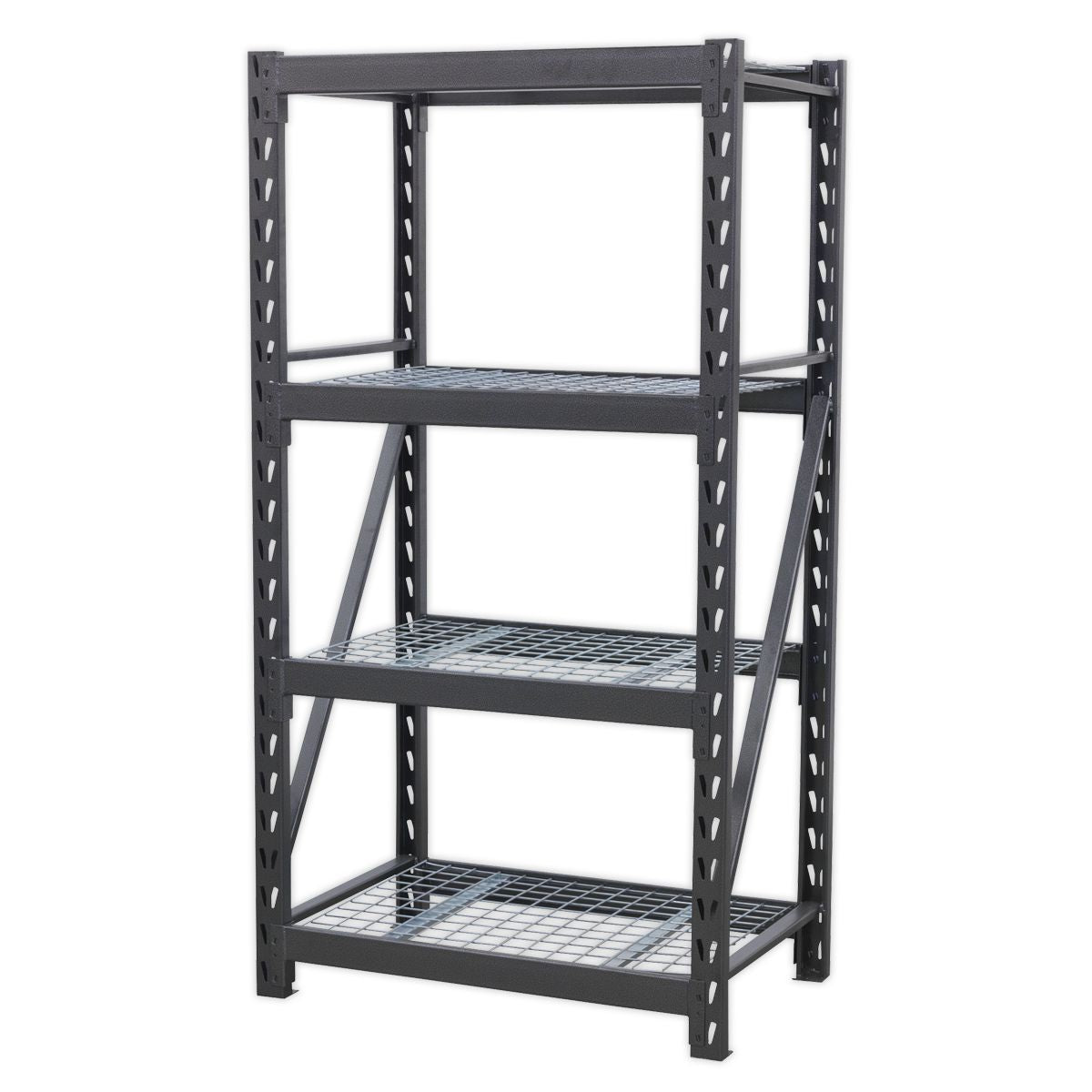 Sealey Heavy-Duty Racking Unit with 4 Mesh Shelves 640kg Capacity Per Level 978mm - Image 1