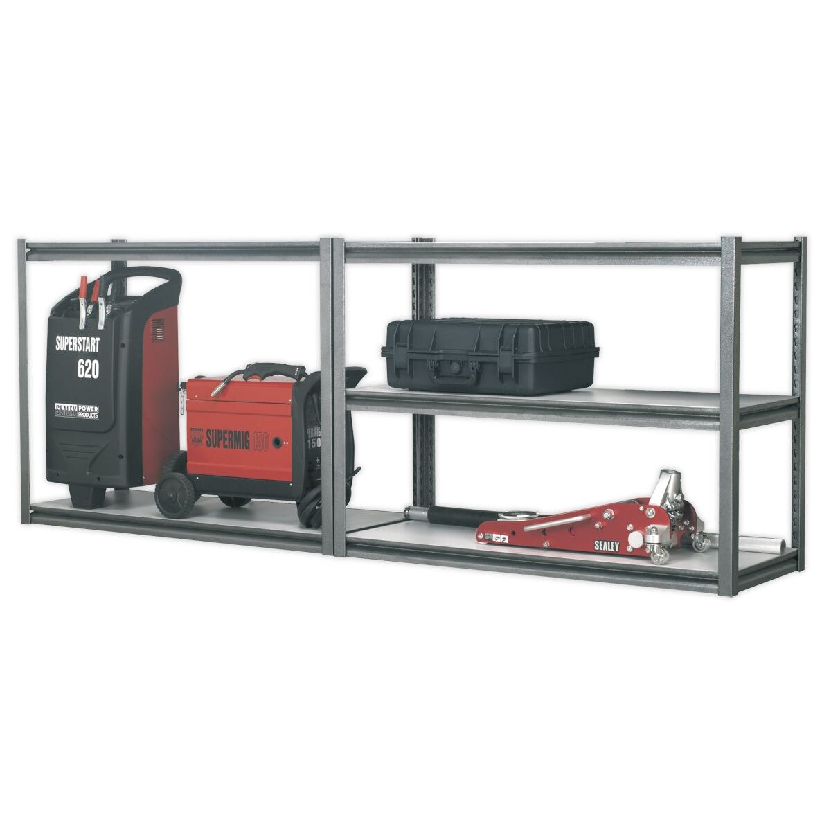 Sealey Racking Unit with 5 Shelves 600kg Capacity Per Level - Image 6