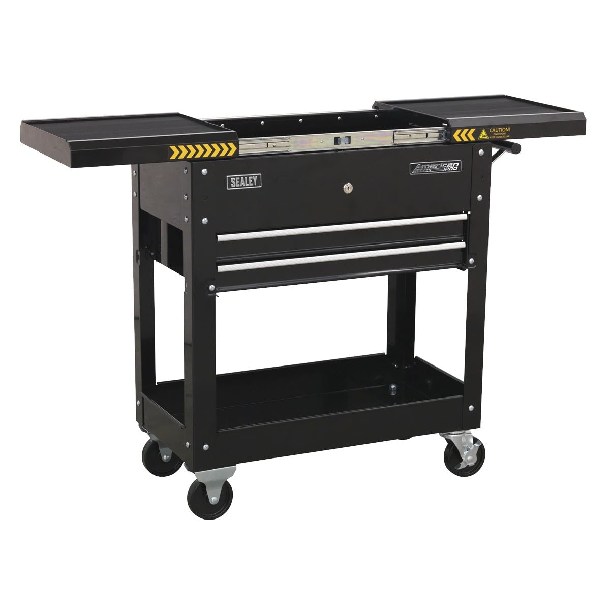 Sealey American PRO Mobile Tool & Parts Trolley - Black - Image 1