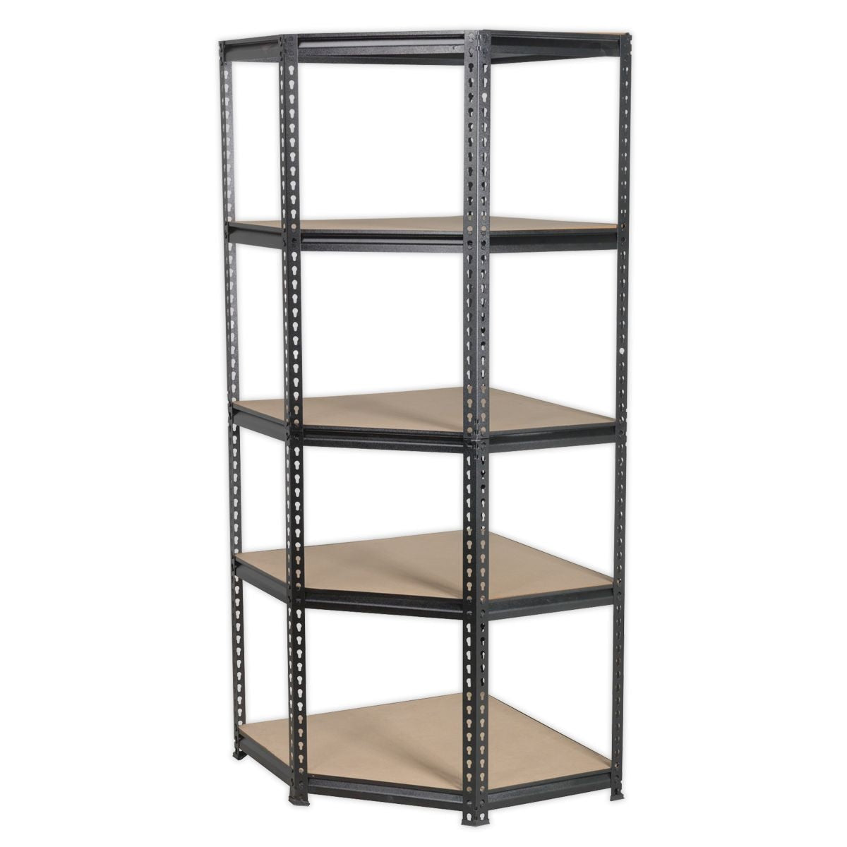 Sealey 5-Level Corner Racking Unit 150kg Capacity Per Level - Image 1