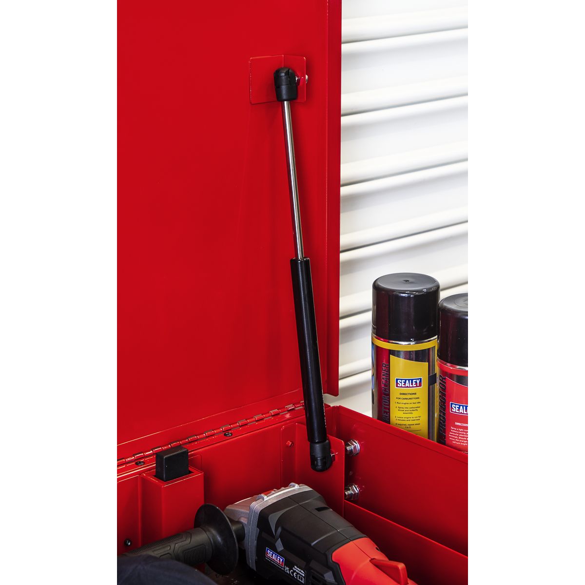 Sealey Superline PRO Heavy-Duty Mobile Tool & Parts Trolley with 5 Drawers & Lockable Top - Image 10