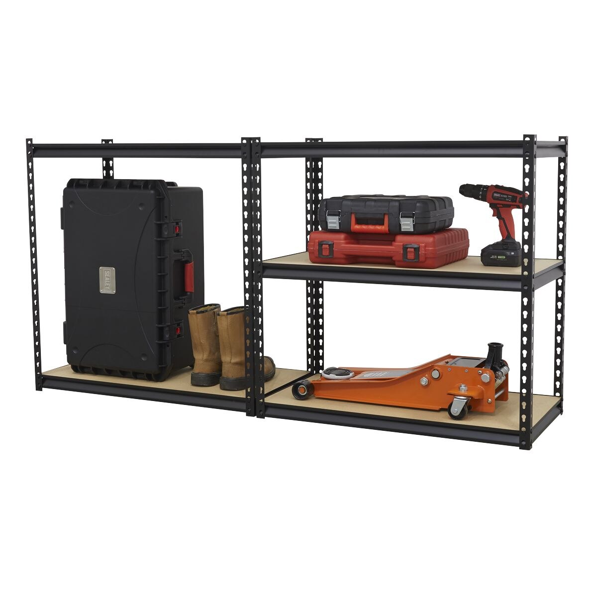 Sealey Racking Unit with 5 Shelves 340kg Capacity Per Level - Image 3