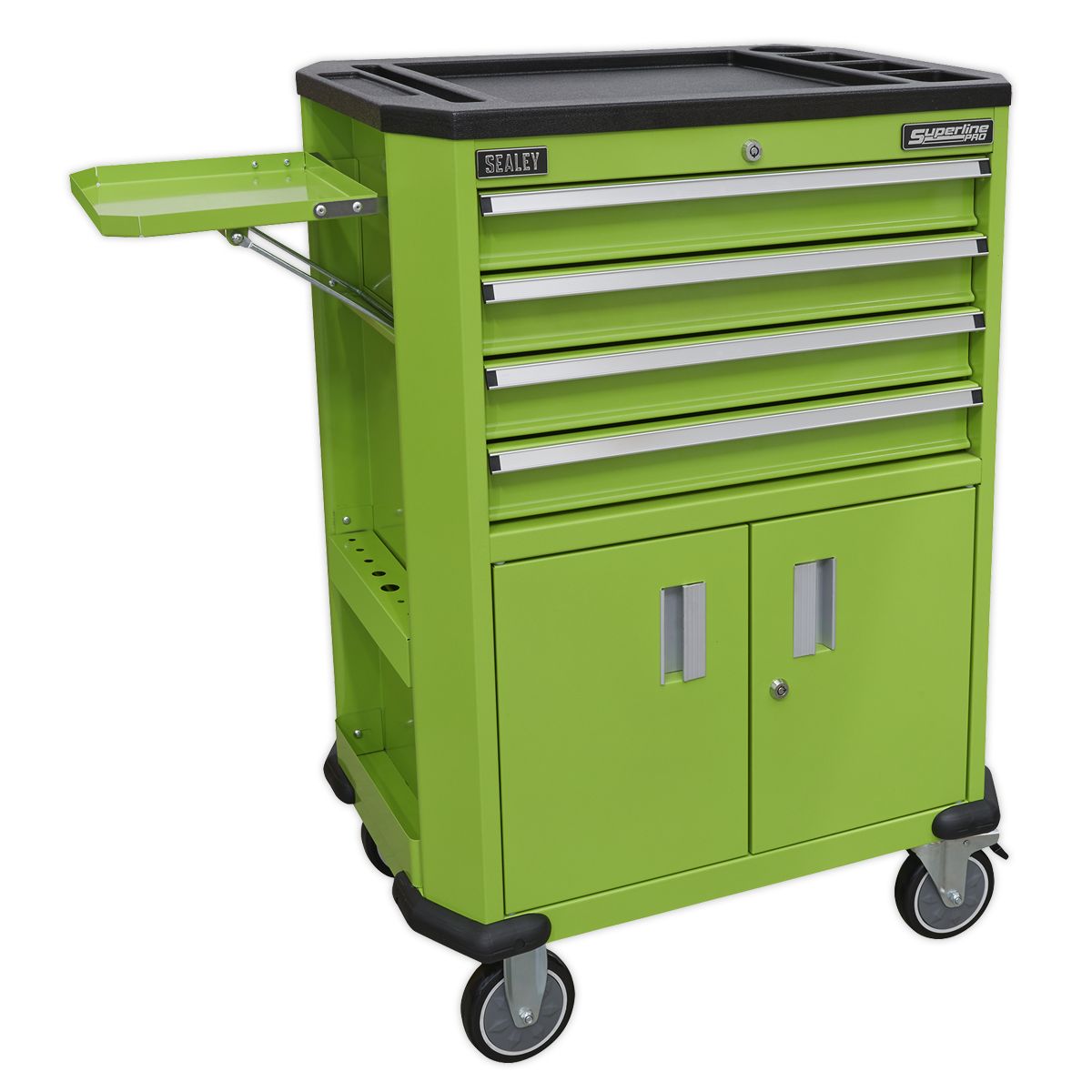 Sealey Superline PRO Tool Trolley with 4 Drawers & 2 Door Cupboard - Image 1