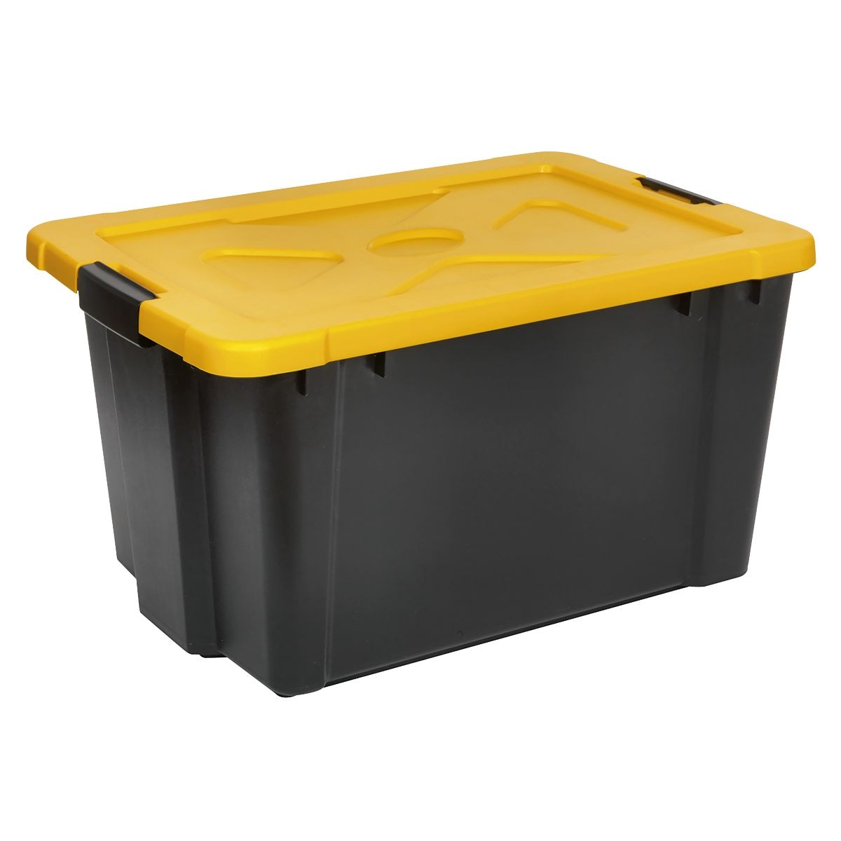 Sealey Composite Stackable Storage Box with Lid 54L - Image 1