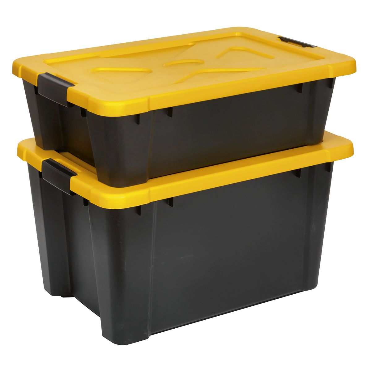 Sealey Composite Stackable Storage Box with Lid 54L - Image 3