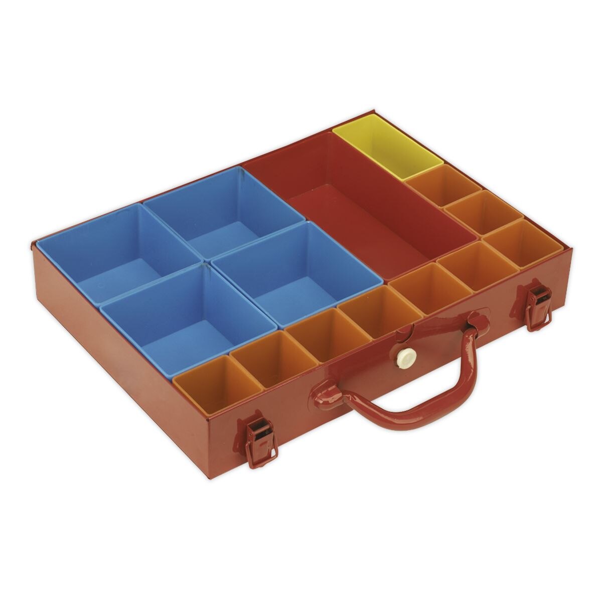 Sealey Metal Case with 15 Storage Bins - Image 3