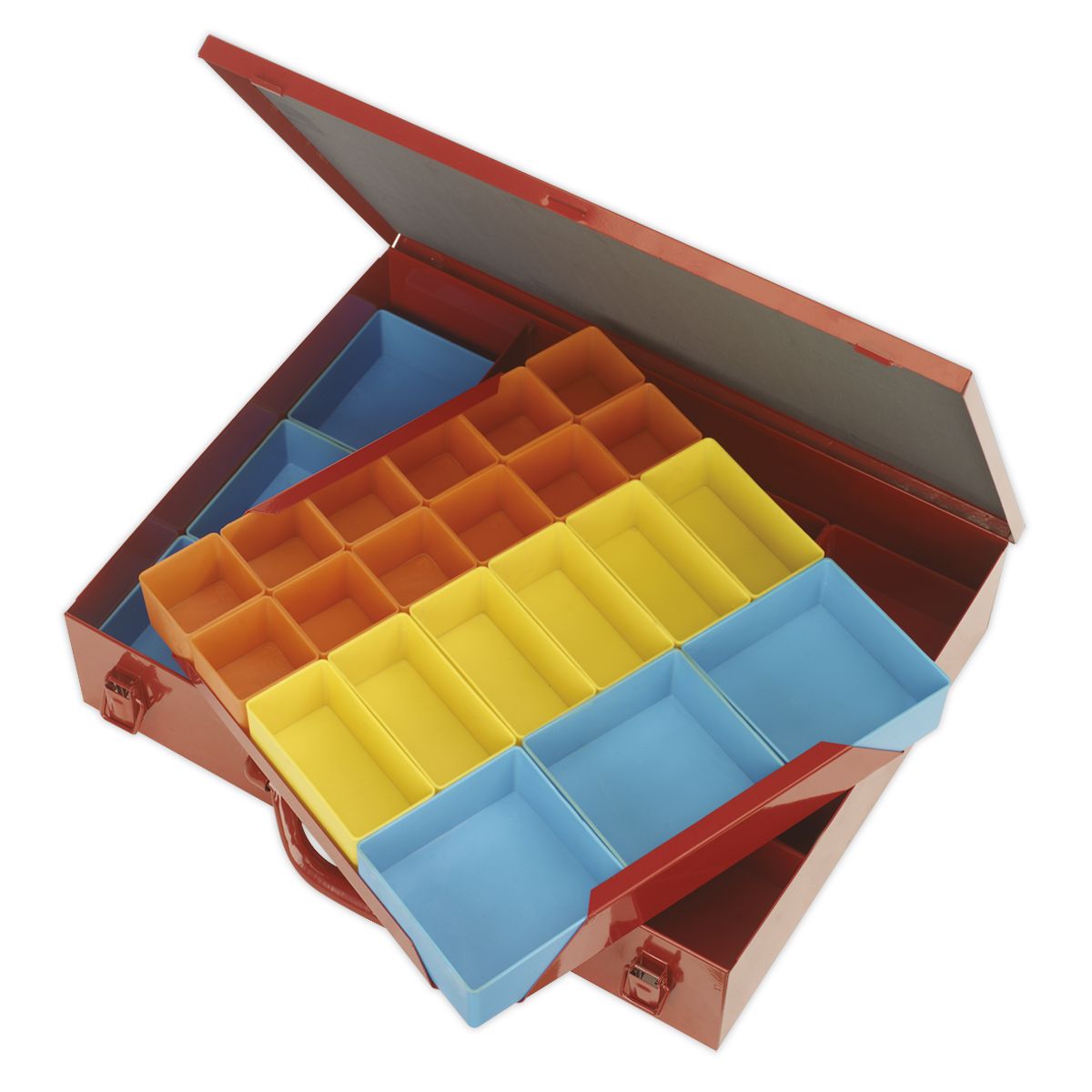 Sealey Metal Case 2-Layer with 27 Storage Bins - Image 2