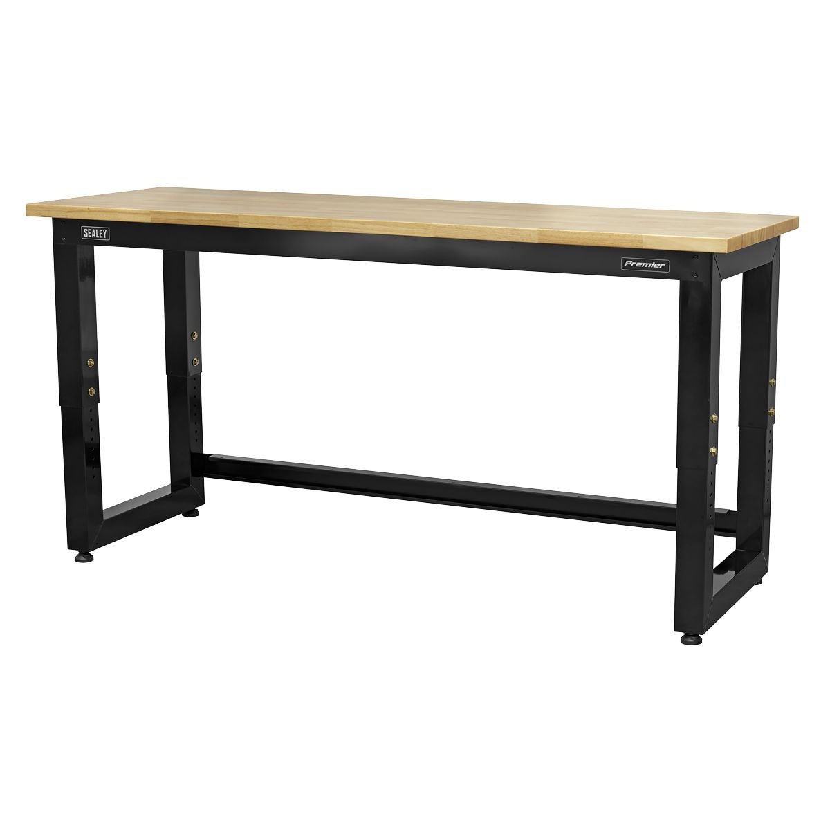 Sealey Premier Heavy-Duty Steel Adjustable Workbench with Wooden Worktop 1830mm - Image 1