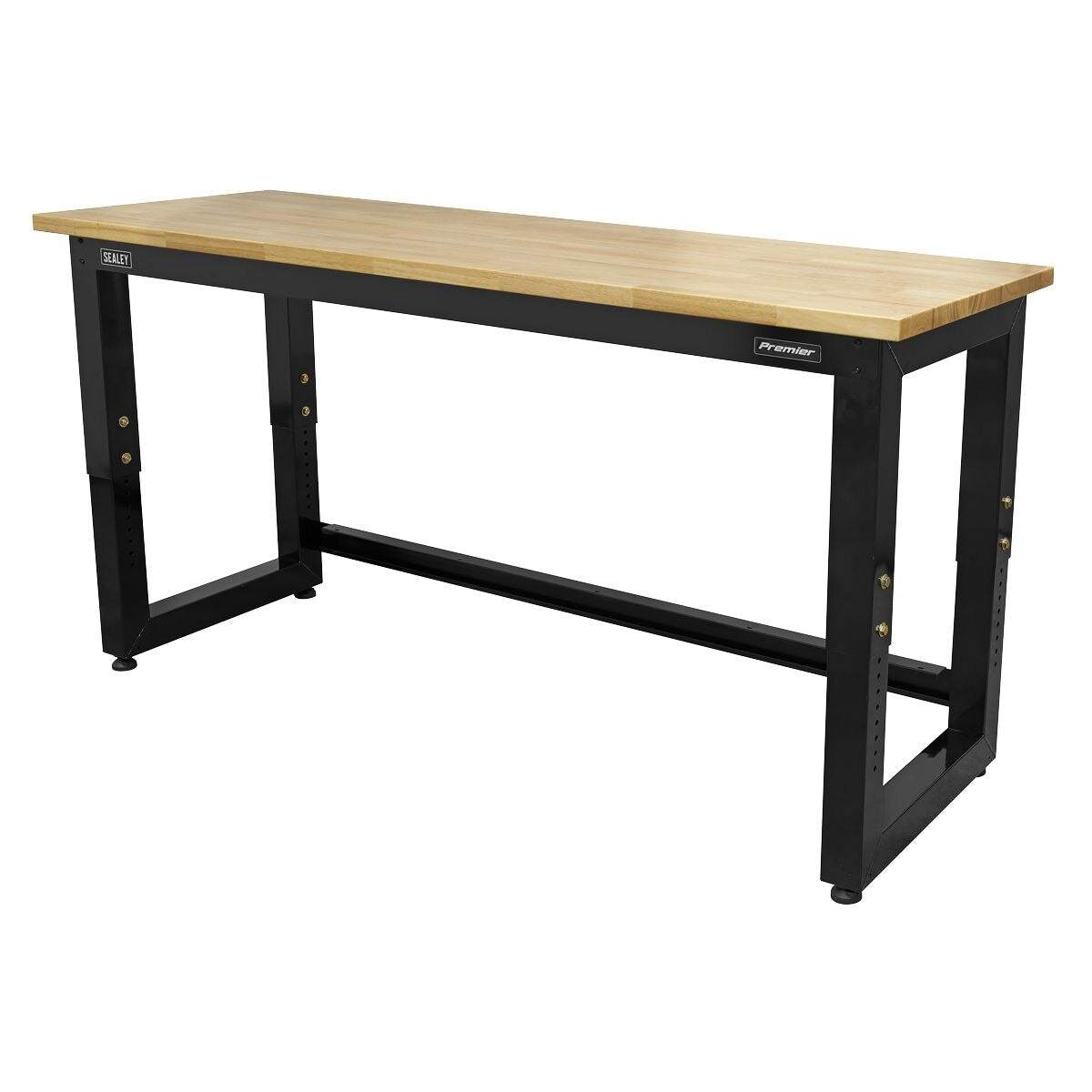 Sealey Premier Heavy-Duty Steel Adjustable Workbench with Wooden Worktop 1830mm - Image 3