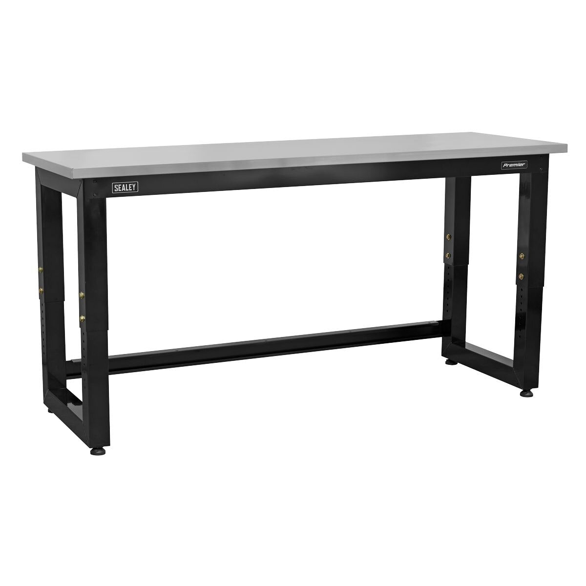 Sealey Premier Heavy-Duty Steel Adjustable Workbench with Stainless Steel Worktop 1830mm - Image 4