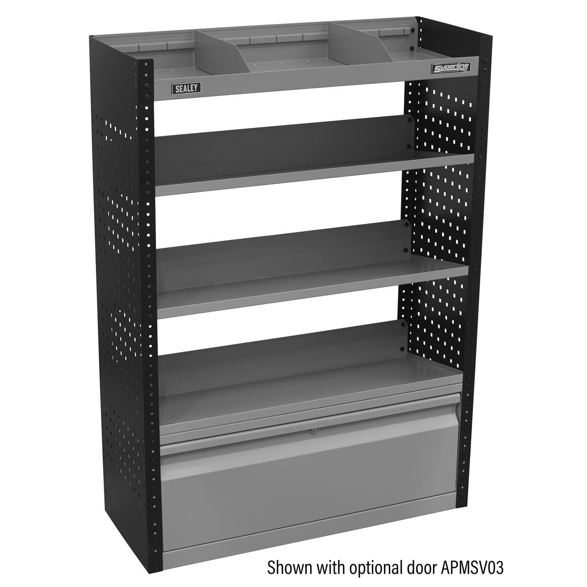 Sealey Superline PRO Modular Slanted Shelf Van Storage Unit 925mm - Image 4