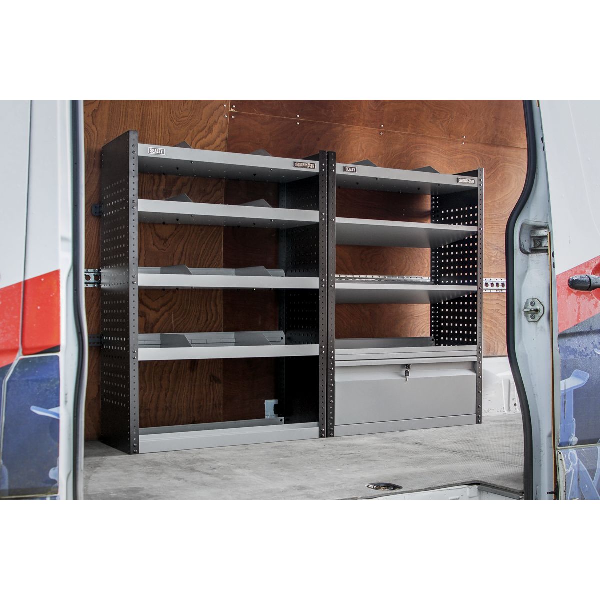 Sealey Superline PRO Modular Slanted Shelf Van Storage Unit 925mm - Image 7