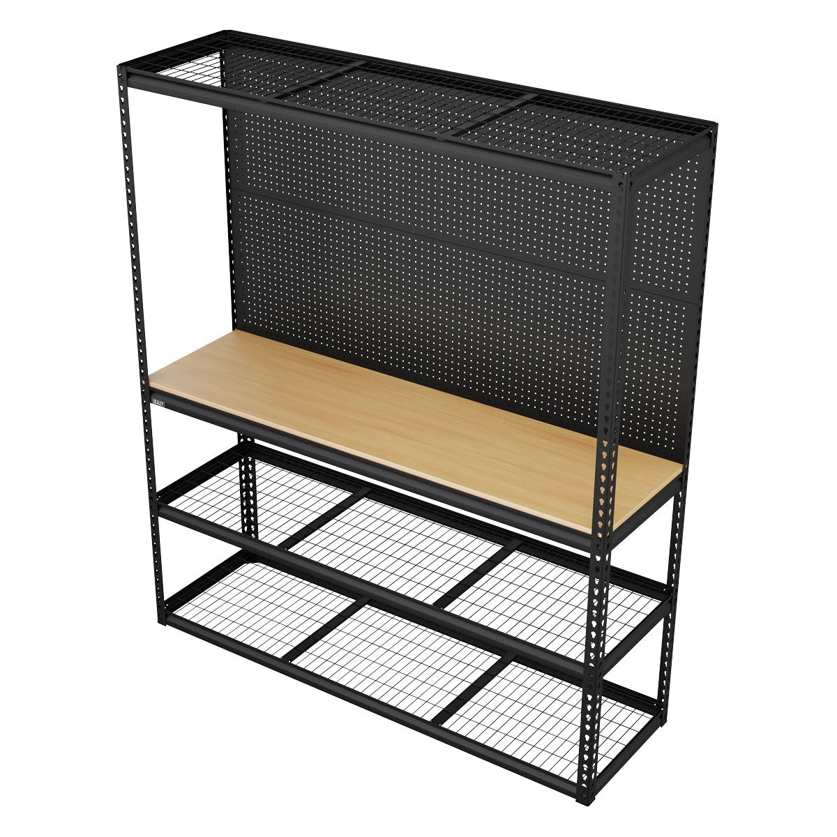 Sealey Heavy-Duty Modular Workbench with Racking & Pegboard 1820mm 300kg Capacity Per Level - Image 5