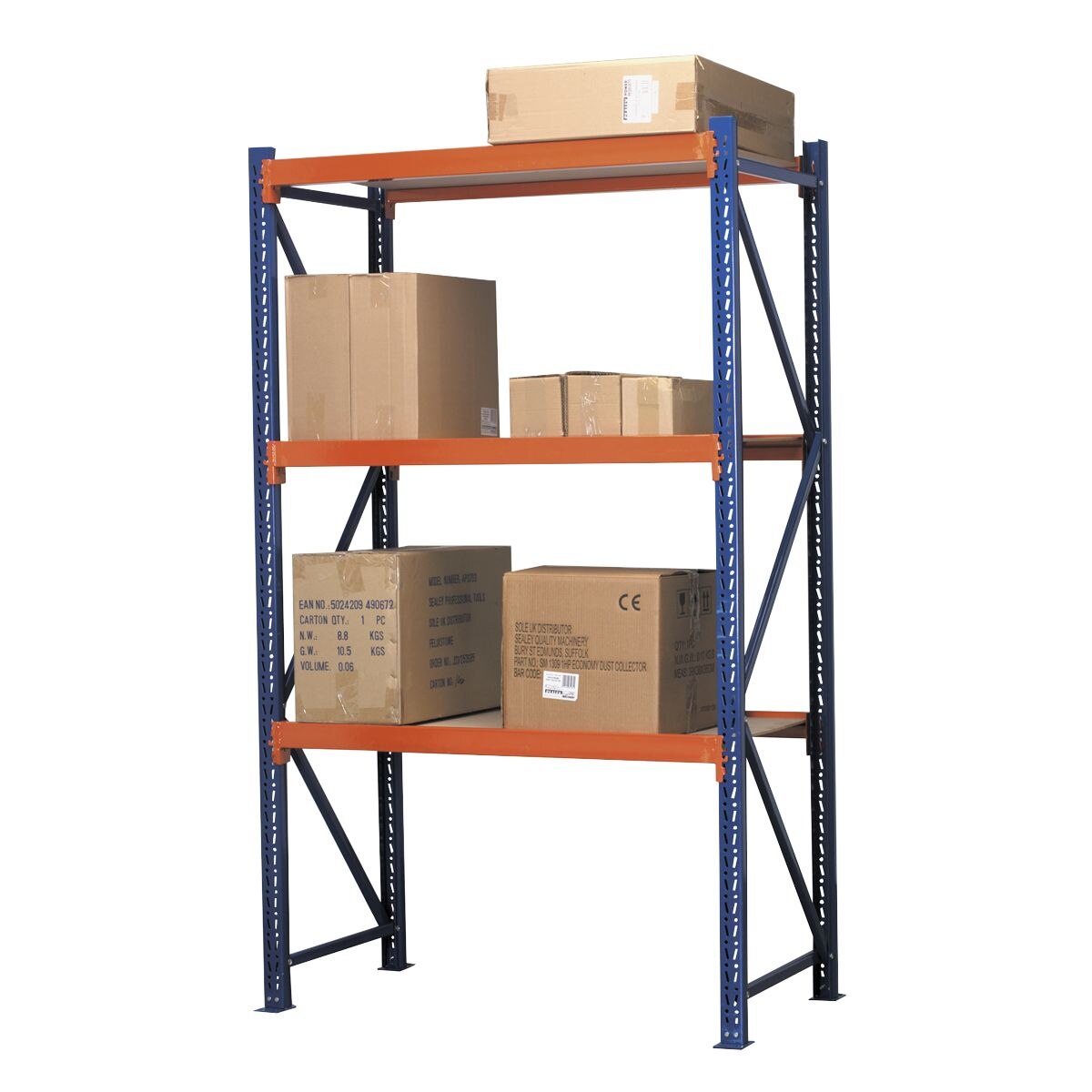 Sealey Heavy-Duty Shelving Unit with 3 Beam Sets 900kg Capacity Per Level - Image 4