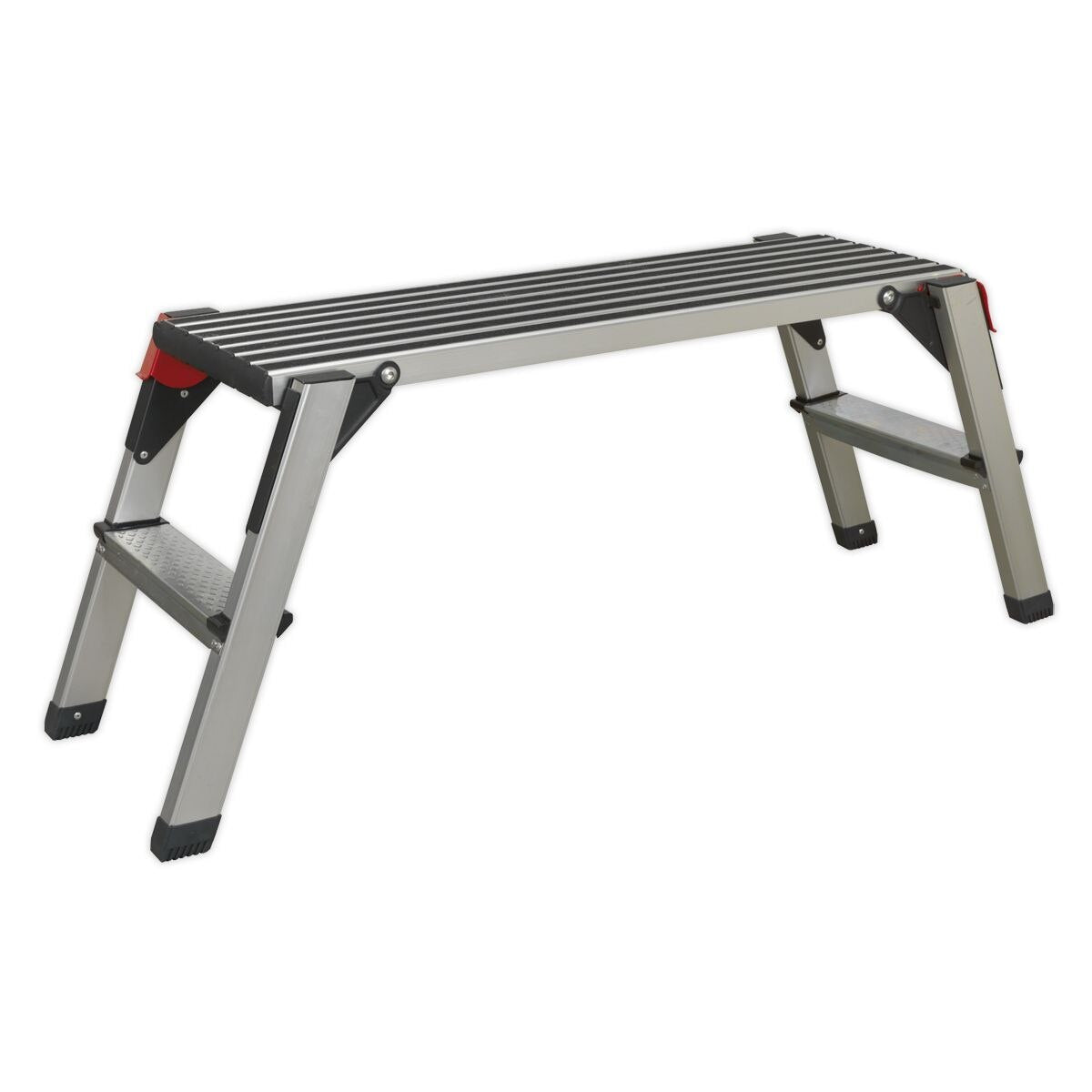 Sealey Folding Platform 2-Tread Aluminium - EN 131-4 - Image 2