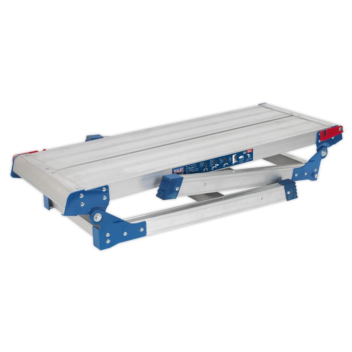Sealey Folding Platform 2-Tread Aluminium - EN 131 - Image 3