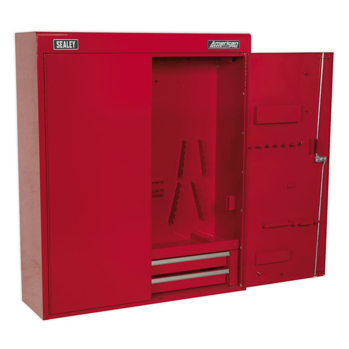 Sealey American PRO Wall Mounting Tool Cabinet with 2 Drawers - Image 3
