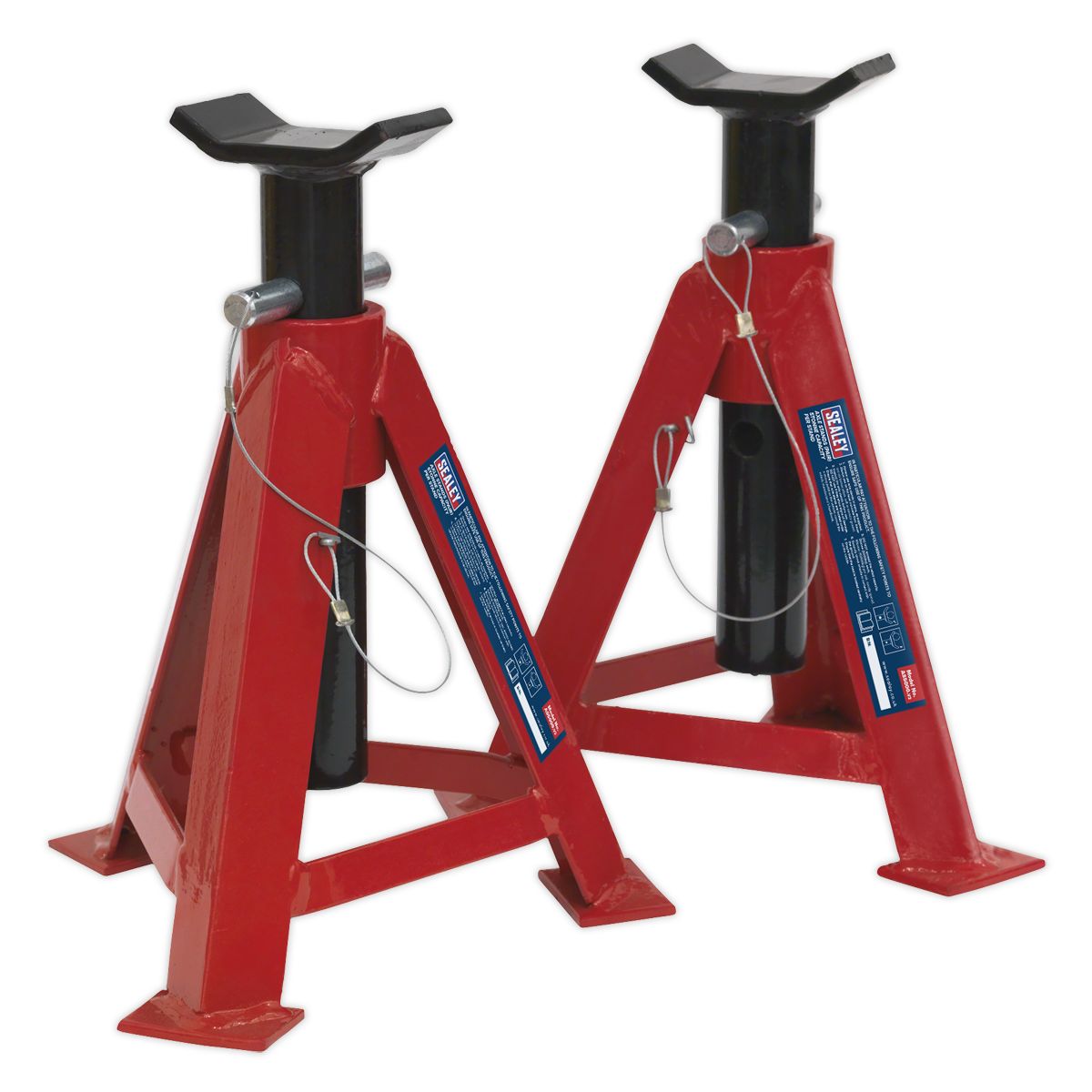Sealey Axle Stands (Pair) 5 Tonne Capacity per Stand - Image 2