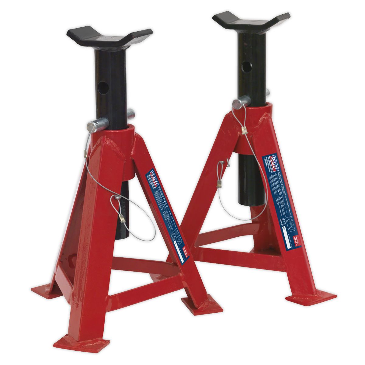 Sealey Axle Stands (Pair) 5 Tonne Capacity per Stand - Image 3