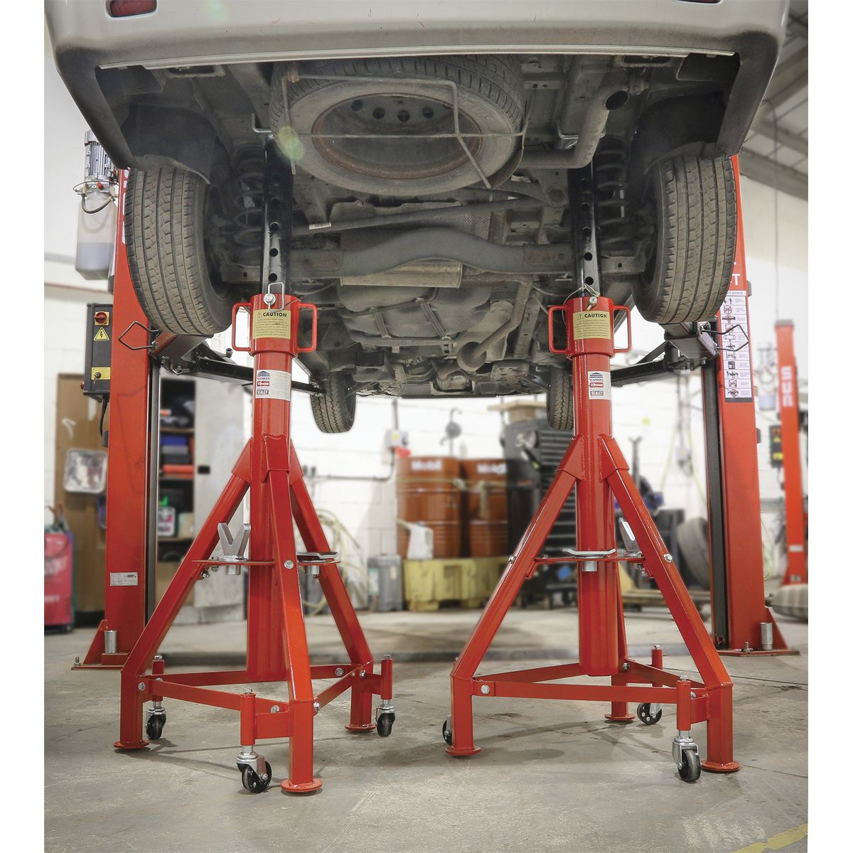 Sealey High Level Commercial Vehicle Support Stand 12 Tonne - Image 4
