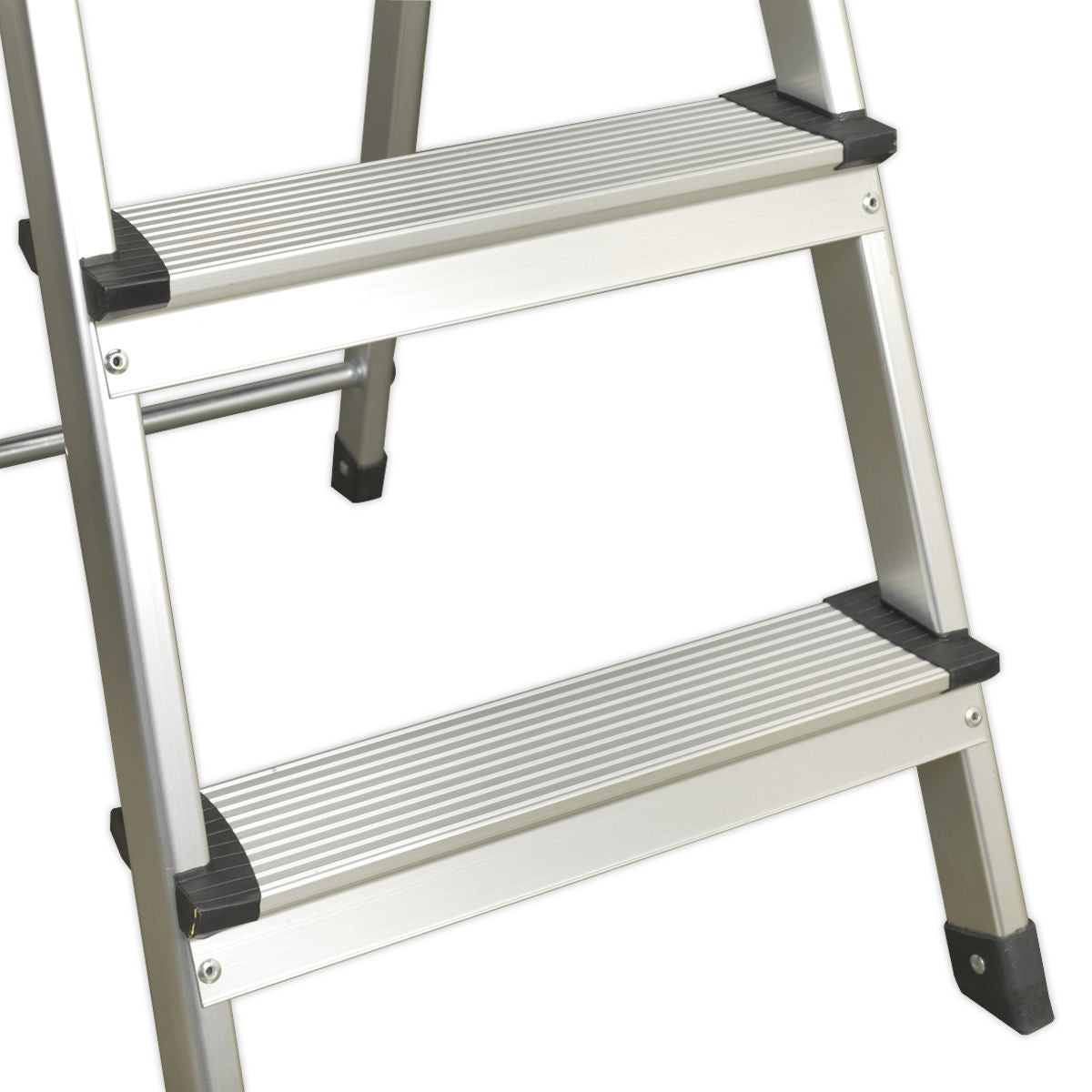 Sealey Step Ladder 3-Tread Aluminium - BS EN 131 - Image 5